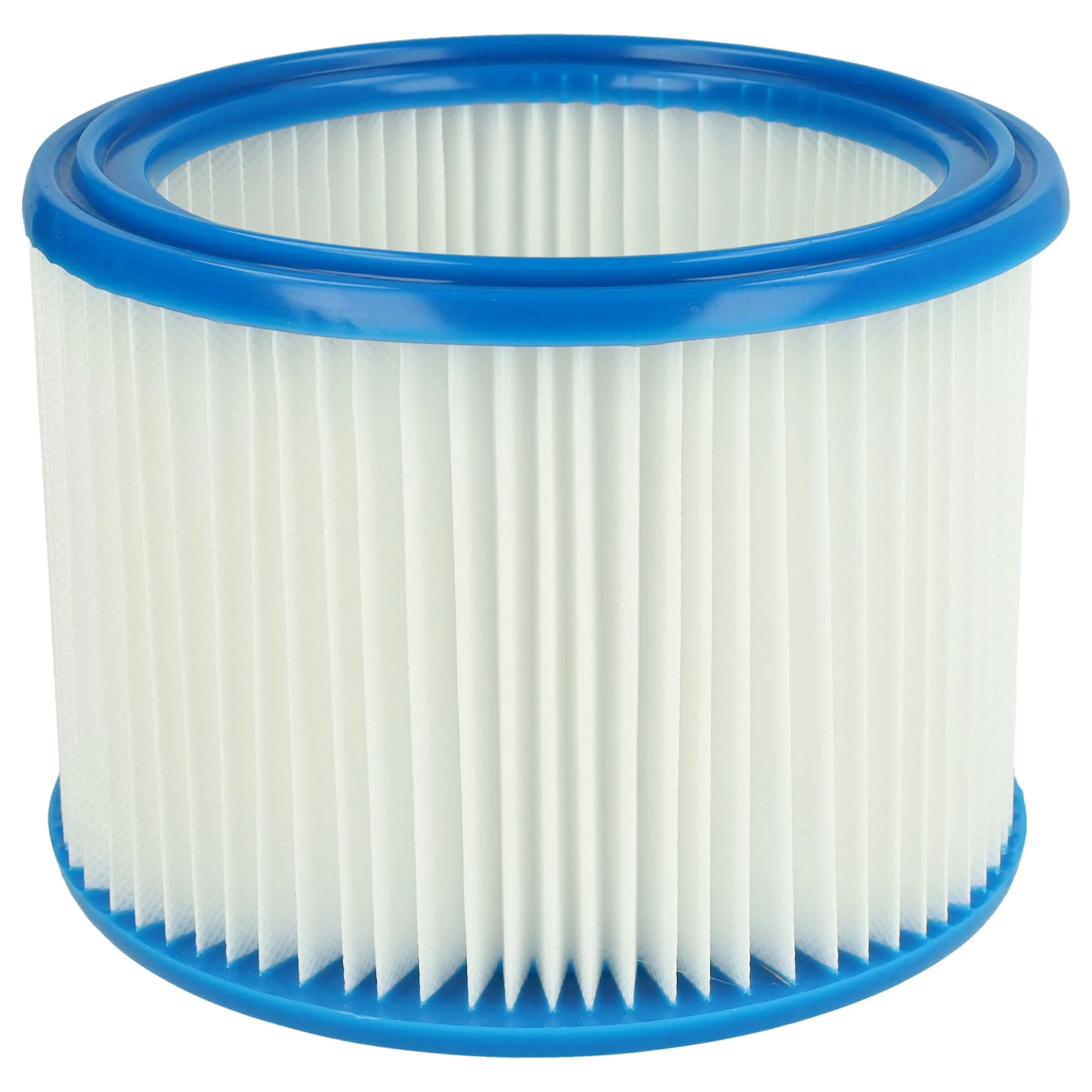 Filtre remplace Bosch 2607432024 pour aspirateur Bosch - filtre rond, blanc / bleu