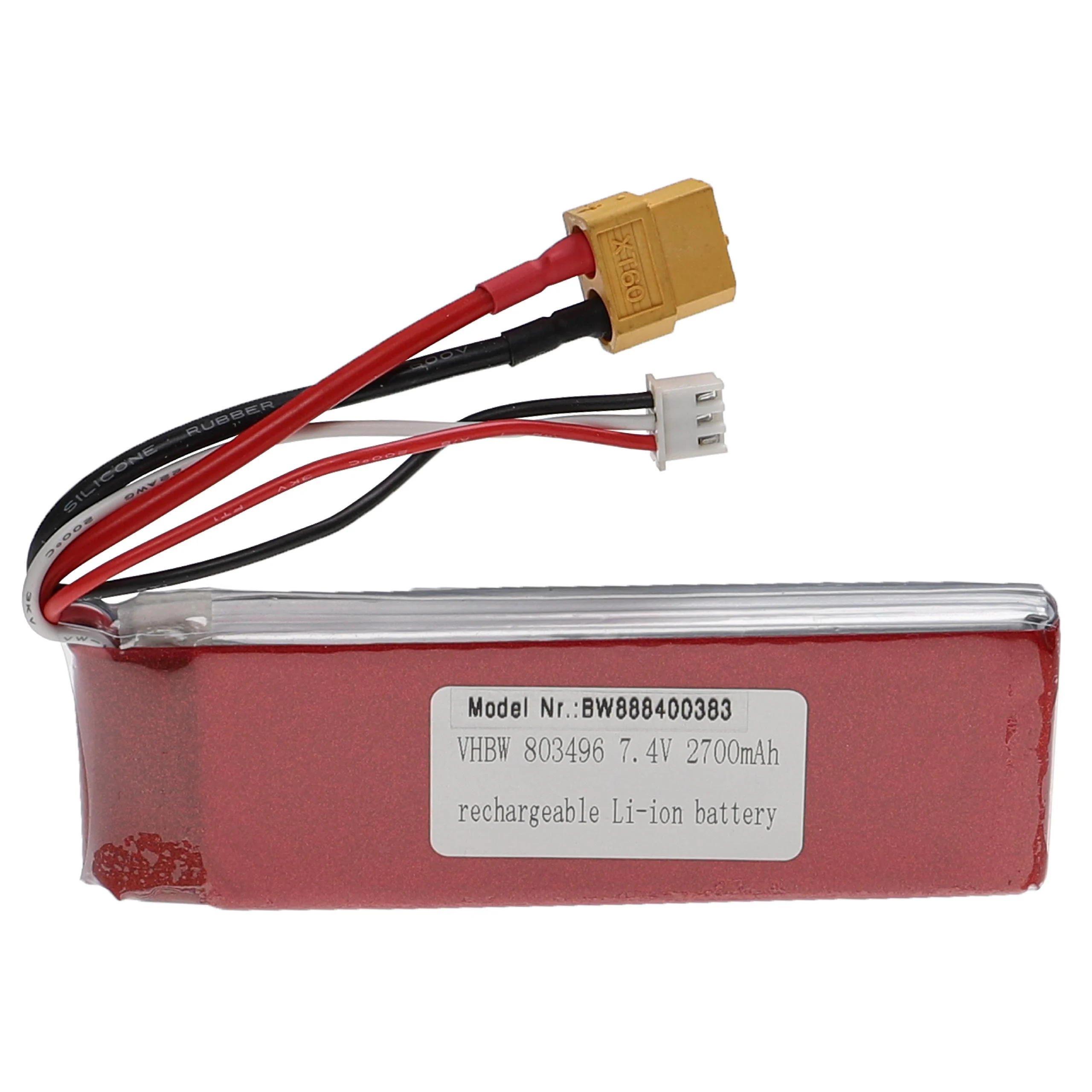 Batterie modèle radio-télécommandé - 2700mAh 7,4V Li-polymère, XT60