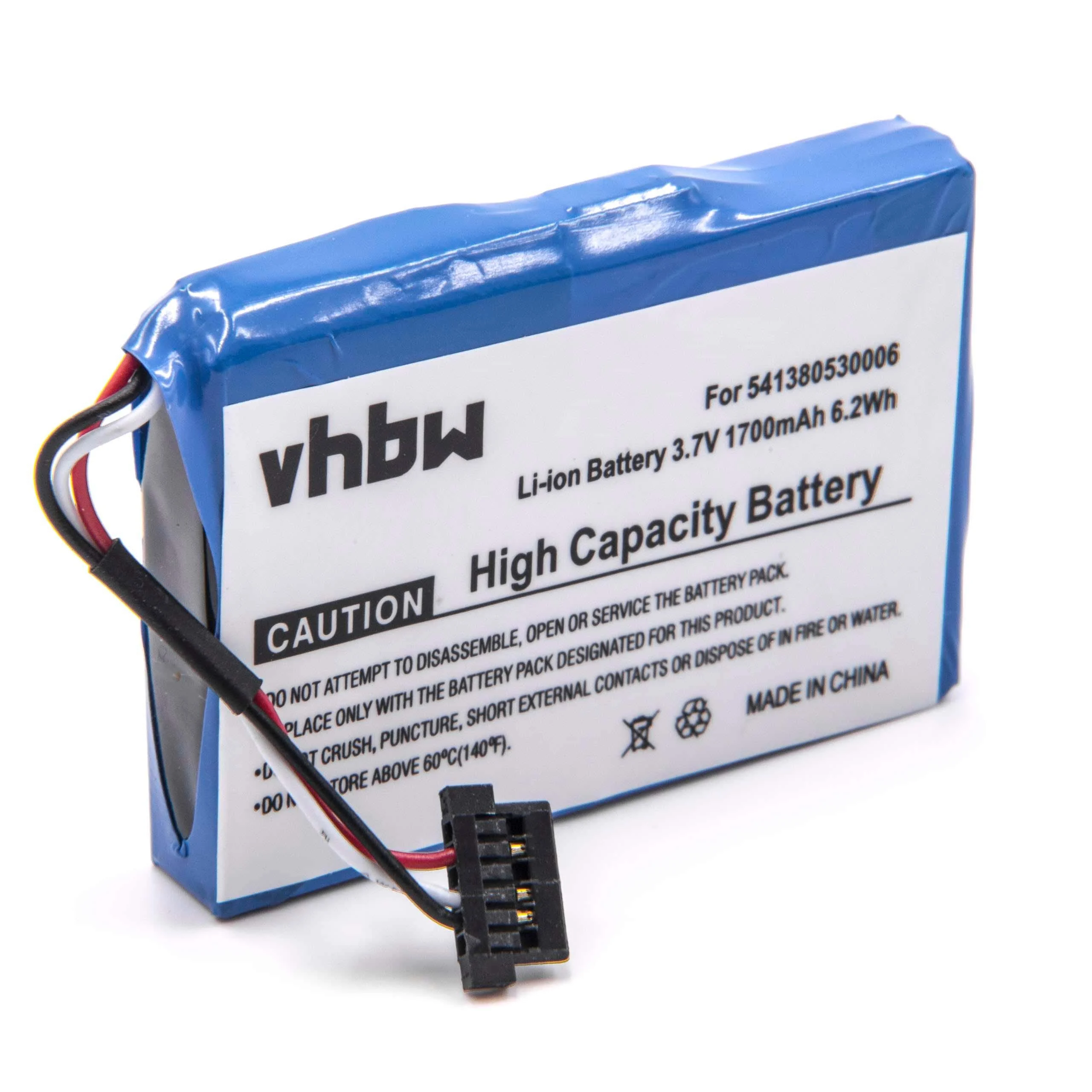 Batterie remplace 541380530006, 541380530005 pour navigation GPS Navigon - 1700mAh 3,7V Li-ion