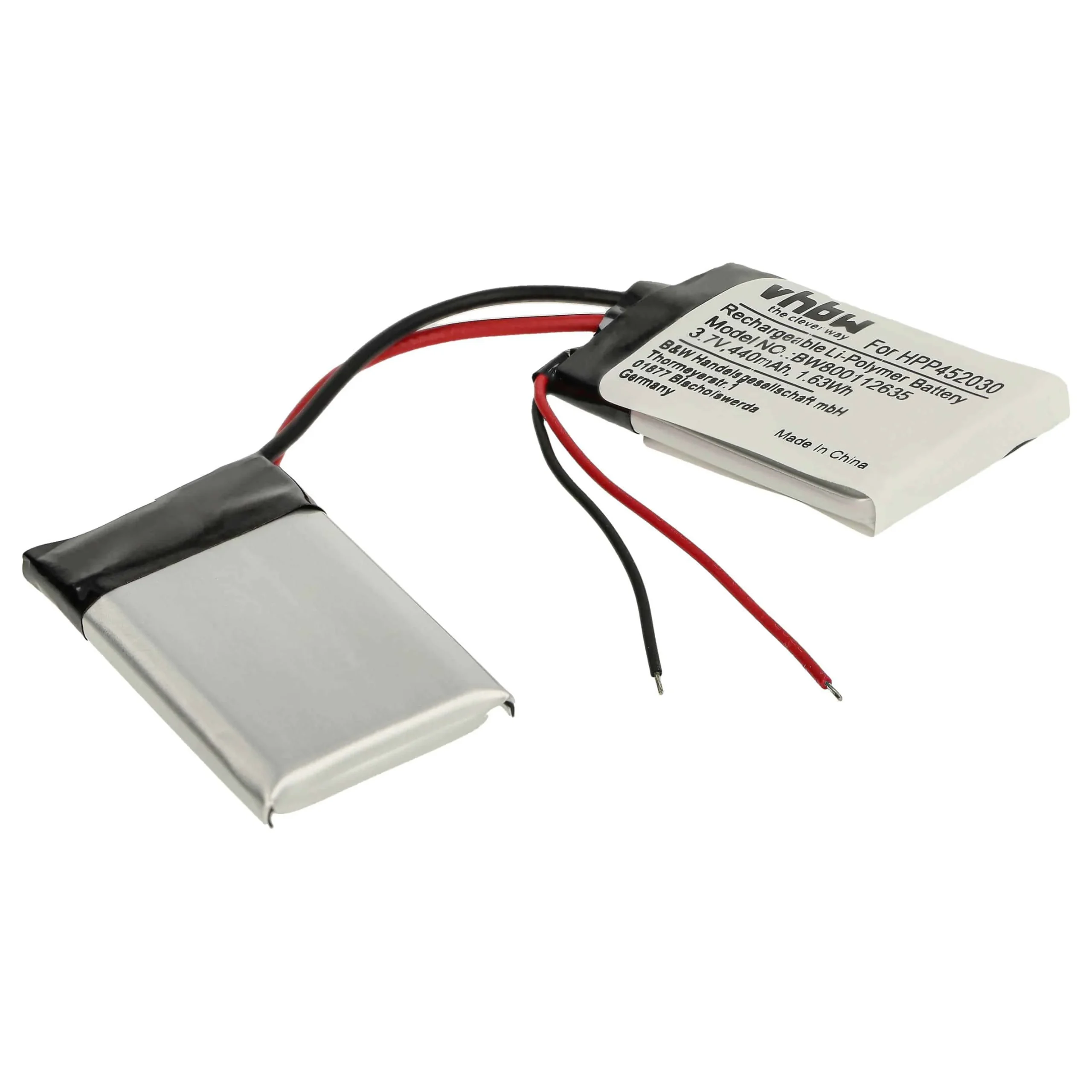 Batterie remplace HPP452030 pour caméscope Ocean- 440mAh 3,7V Li-polymère