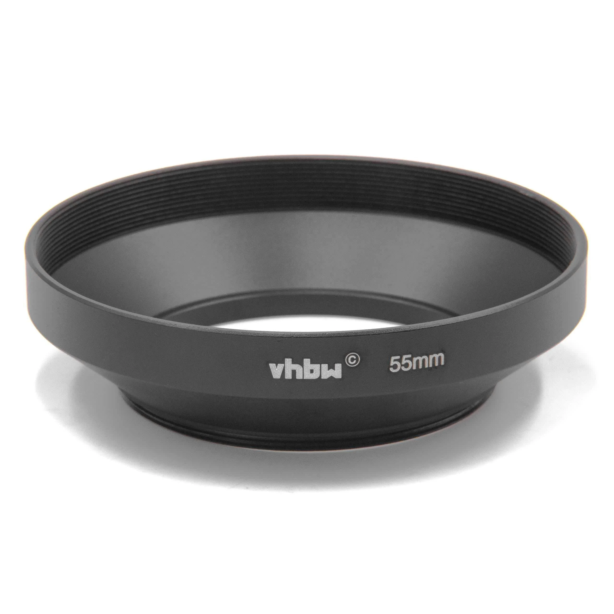 Pare-soleil pour objectif de diamètre 55mm grand-angle