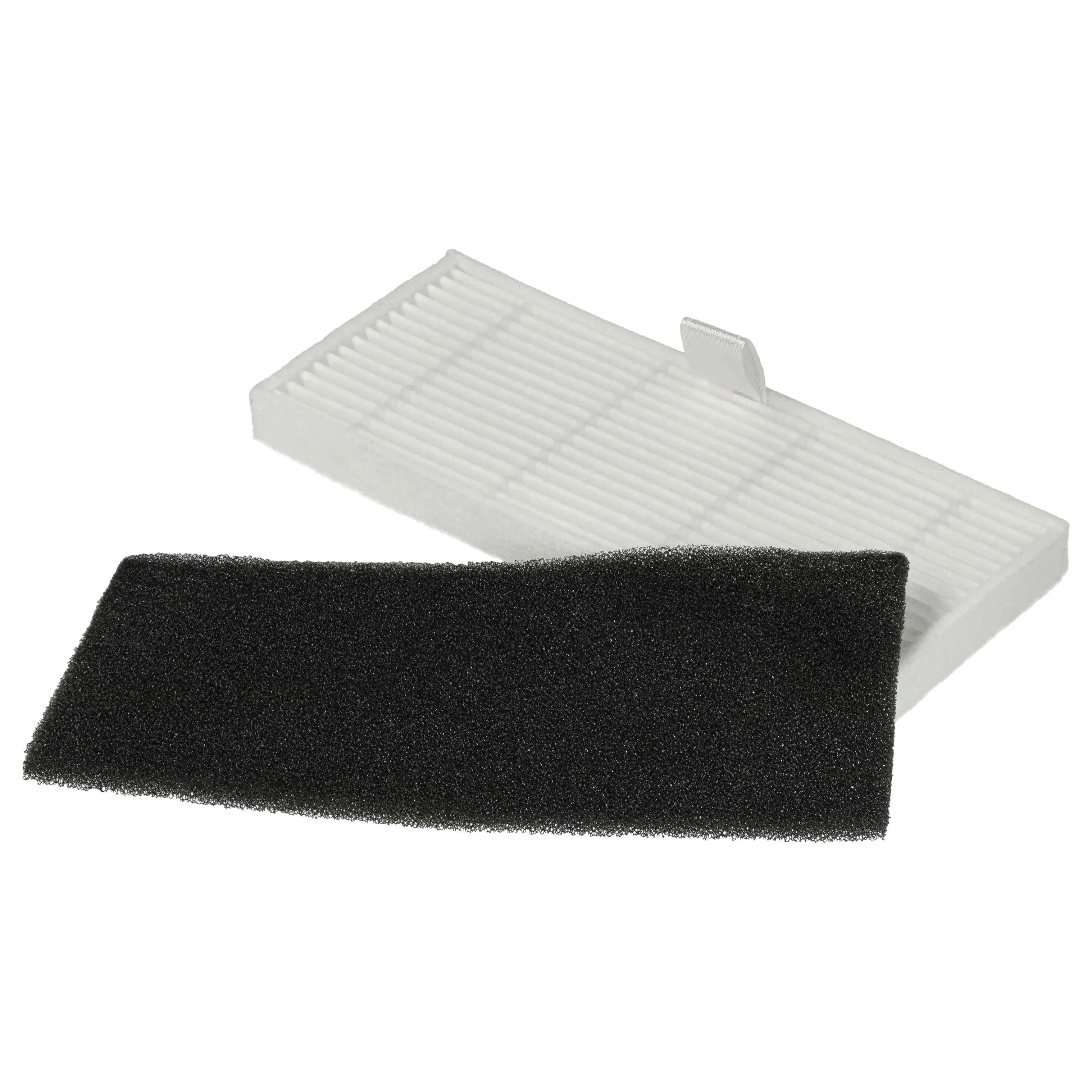 Lot de 2x filtres filtre mousse, filtre particules fines pour aspirateur robot Proscenic M8 Pro - Accessoires pour aspirateur