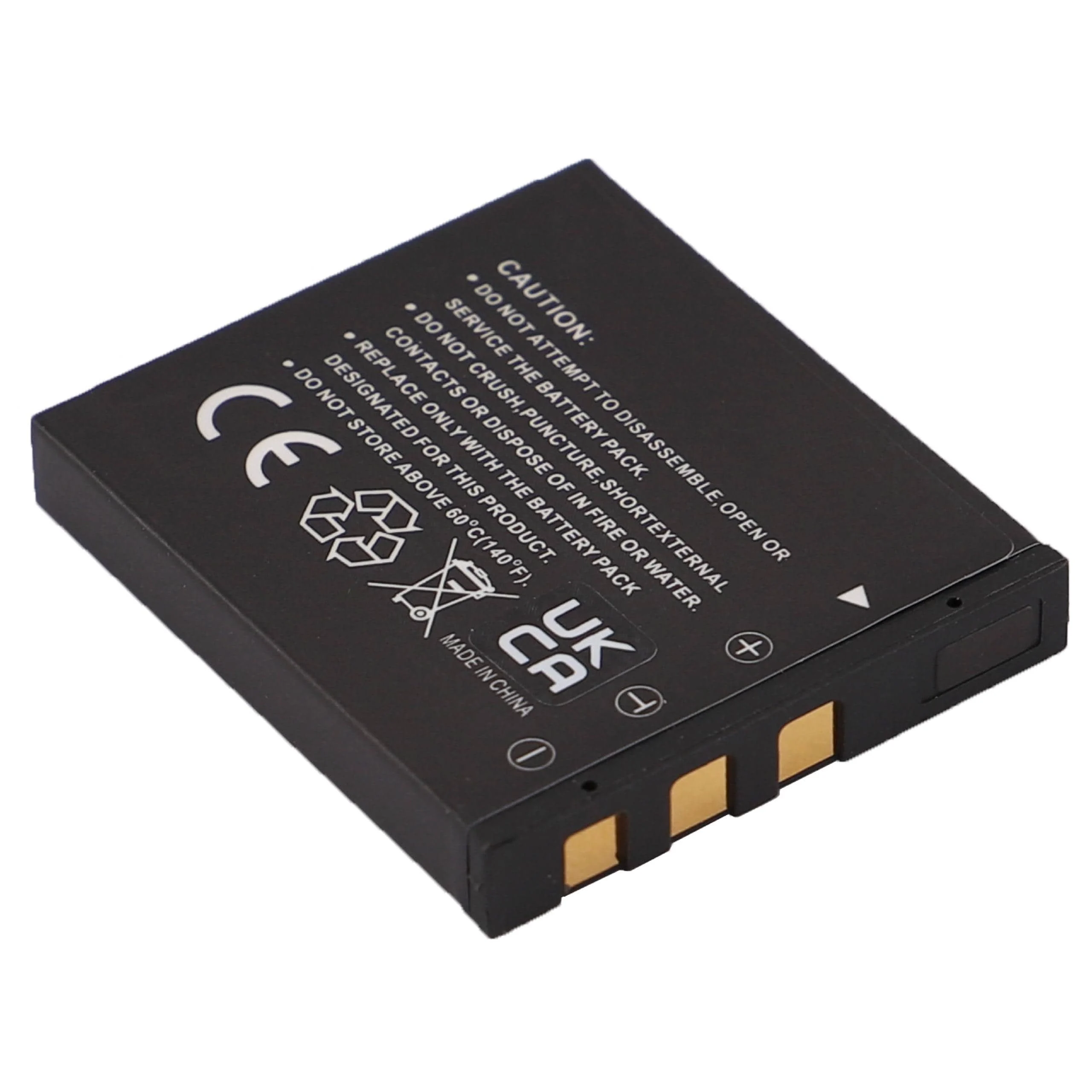 3x Batteries remplace Creative CAS101 pour appareil photo Praktica- 800mAh 3,7V Li-ion