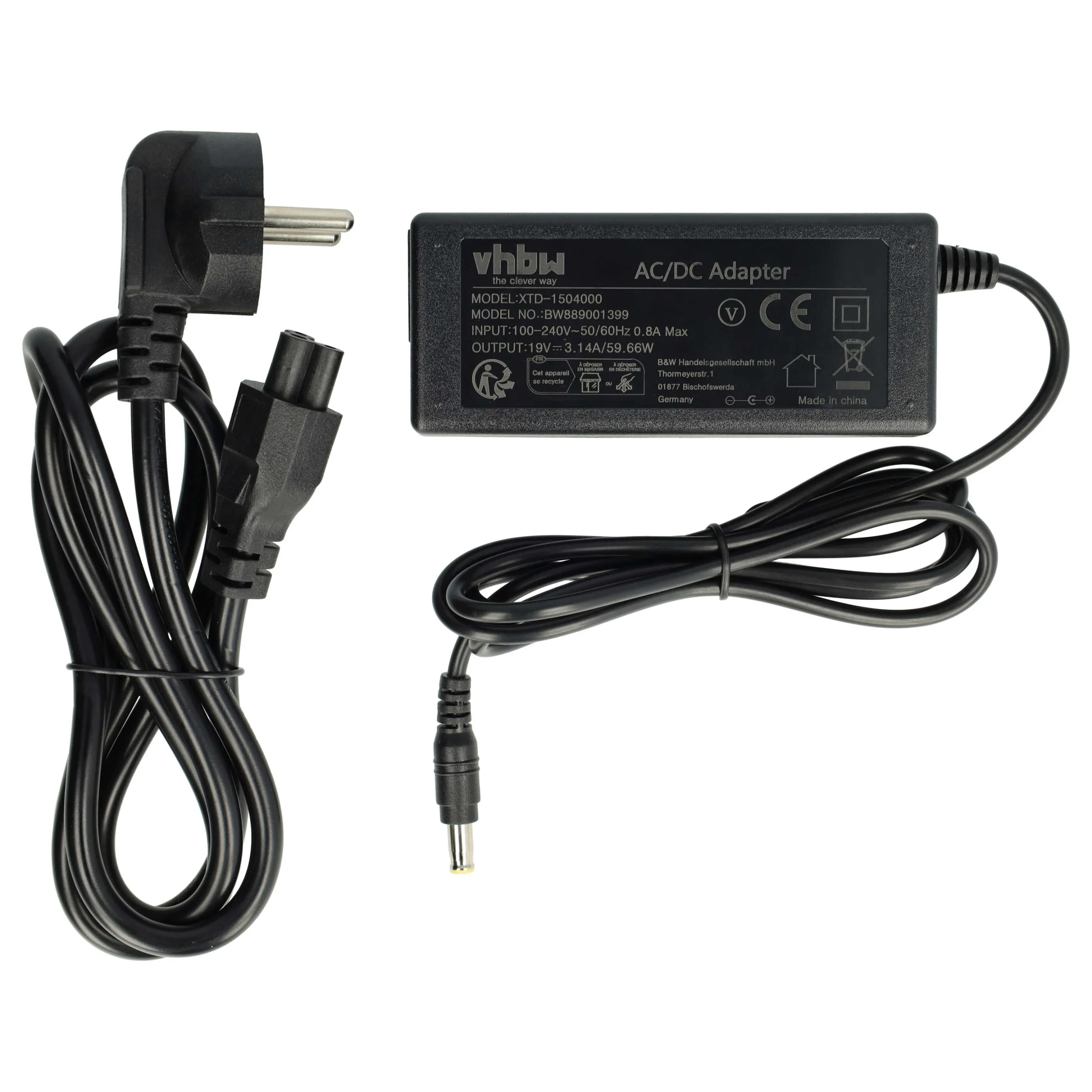 Bloc d'alimentation remplace Samsung AD-6019 pour station de charge d'aspirateur robot Yujin Robot -
