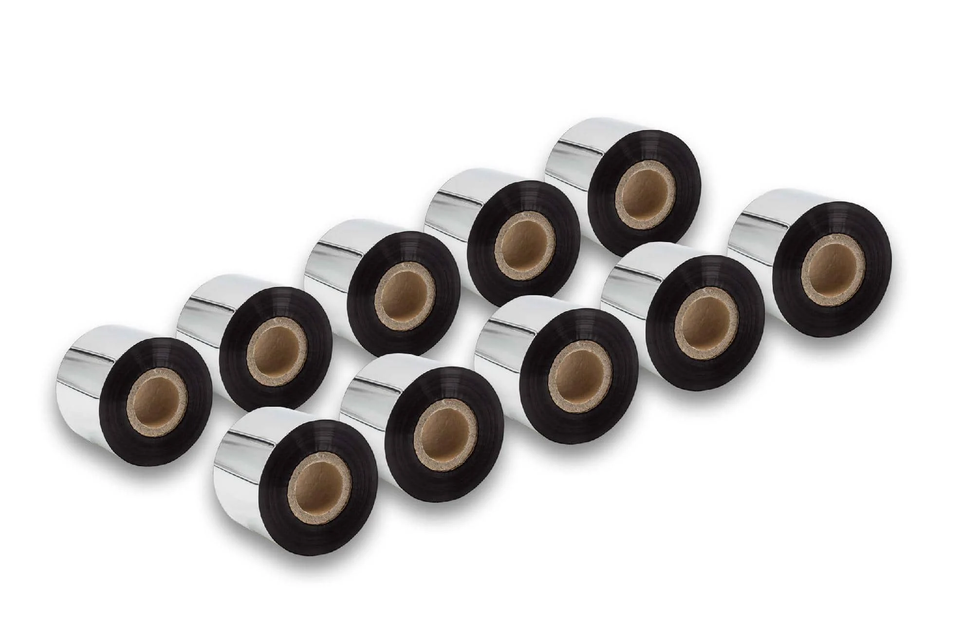 10x Ruban de transfert thermique pour imprimante Godex, Printronix, TSC, Valentin - 50 mm x 300 m, cire-plus