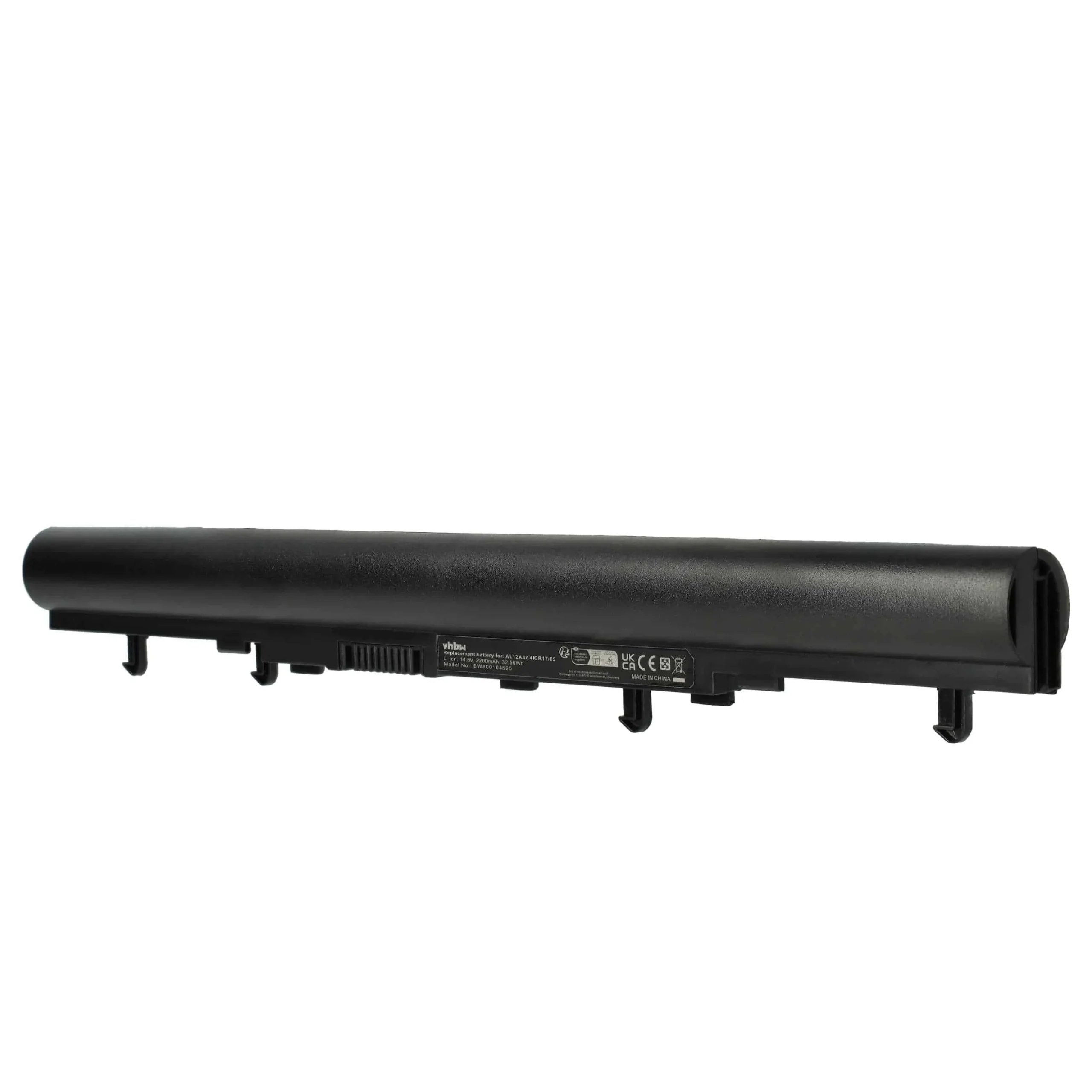 Batterie remplace Acer 4ICR17/65, AK.004BT.097 pour ordinateur portable Acer- 2200mAh 14,4V Li-ion, noir
