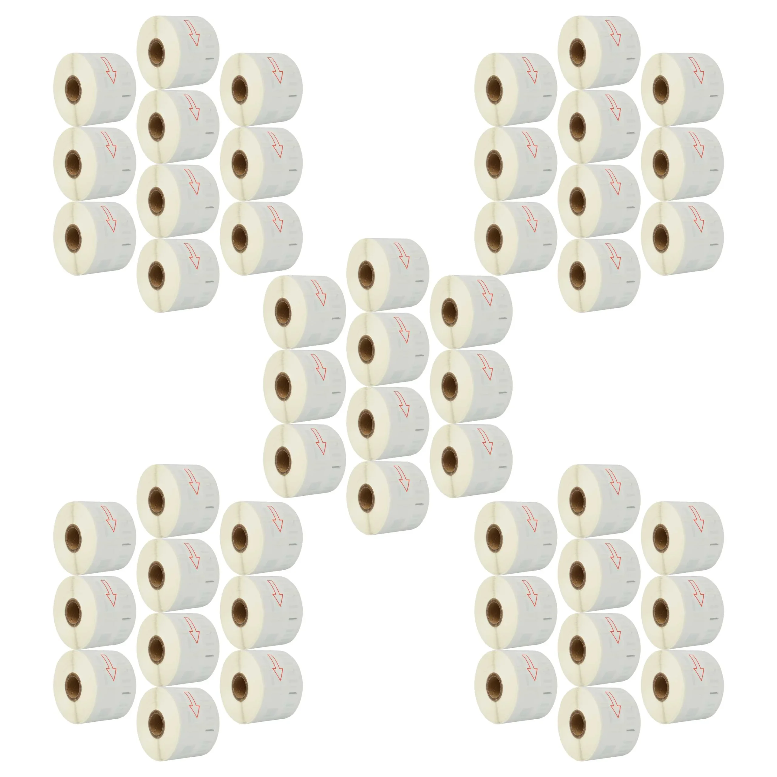 50x Étiquette remplacent Dymo 11354 pour imprimante étiqueteuse - 57mm x 32mm