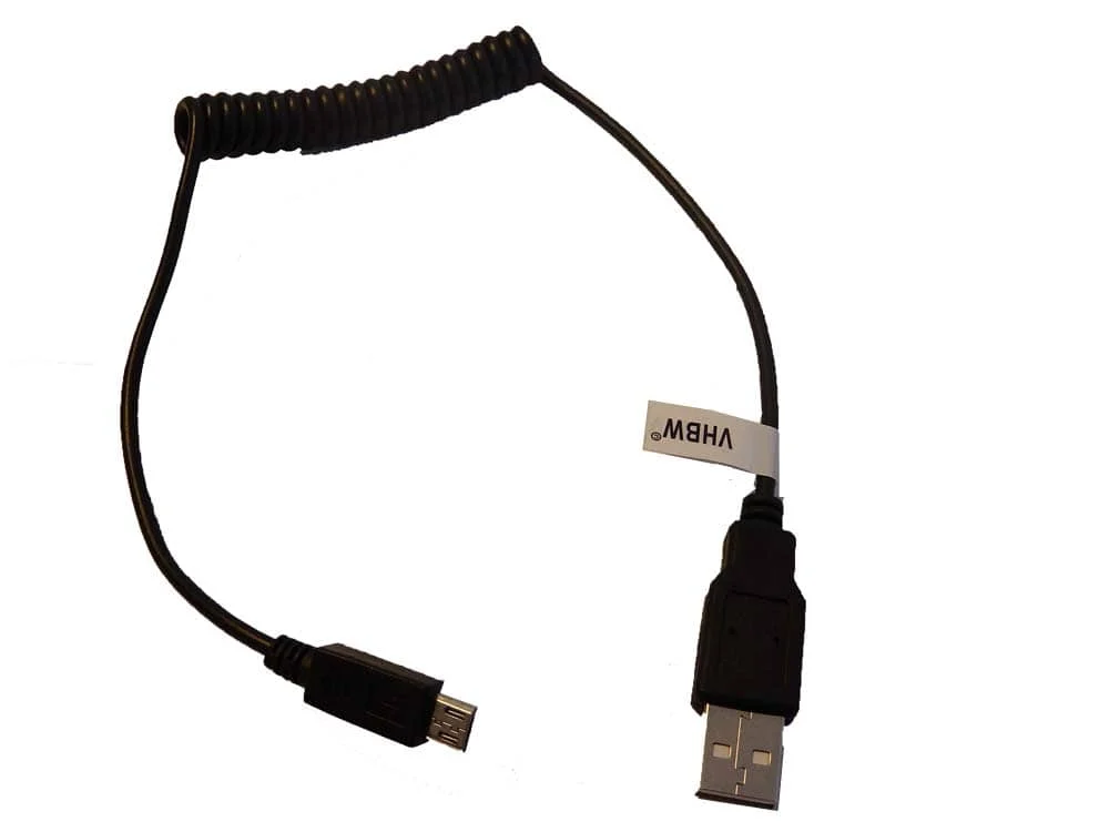 Câble micro-USB USB type A sur micro-USB remplace Panasonic K1HY04YY0106 pour Panasonic - 1m, noir