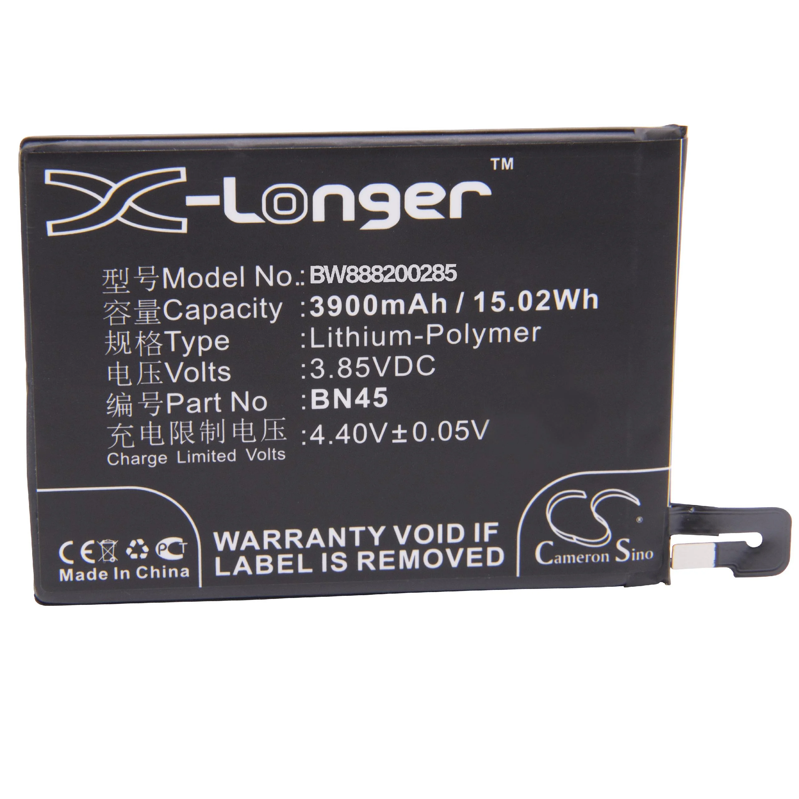 Batterie remplace Xiaomi BN45 téléphone portable Xiaomi - 3900mAh 3,85V Li-polymère