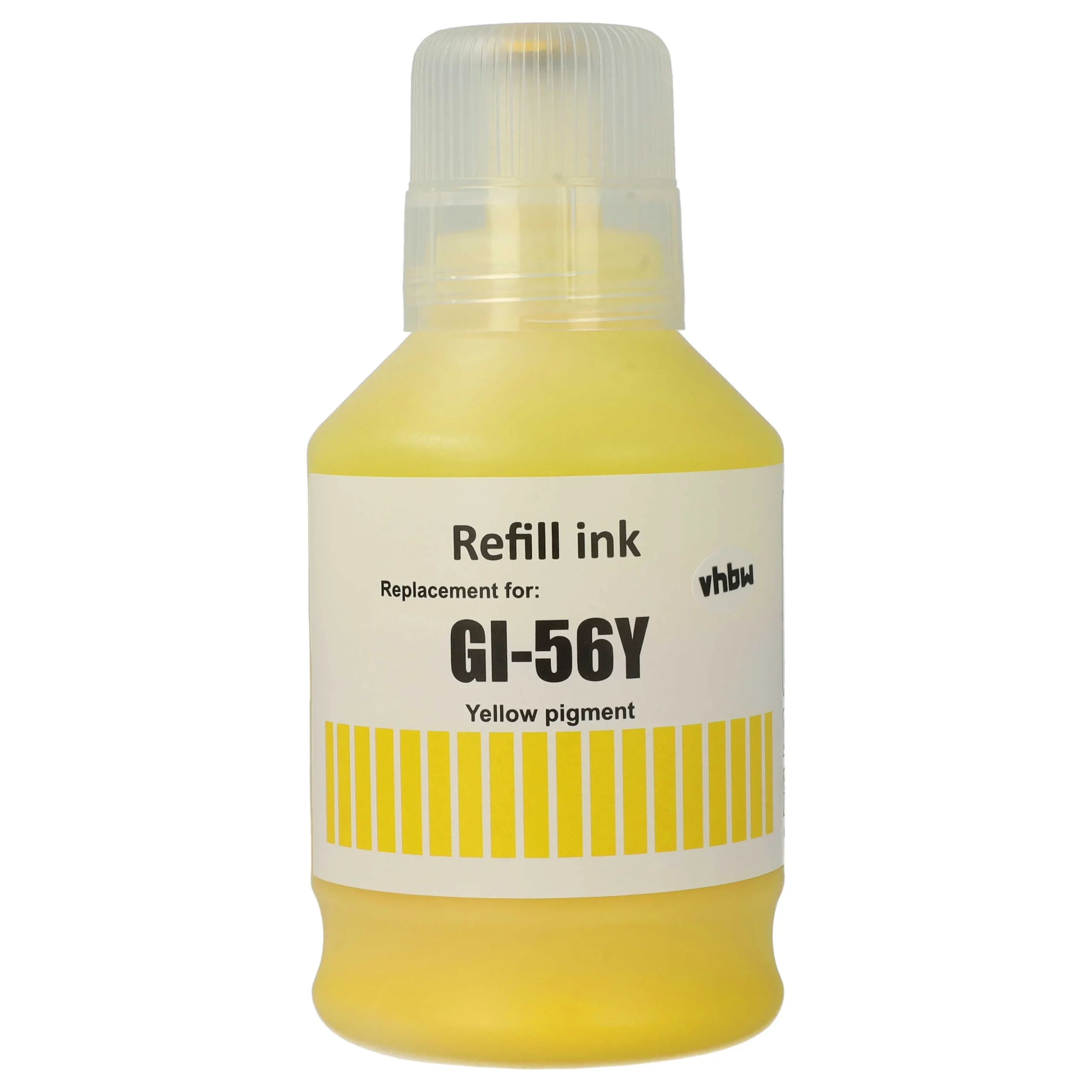 Encre rechargable jaune remplace Canon GI-56Y, 4432C001 pour imprimante Canon - Pigmentée, 135ml
