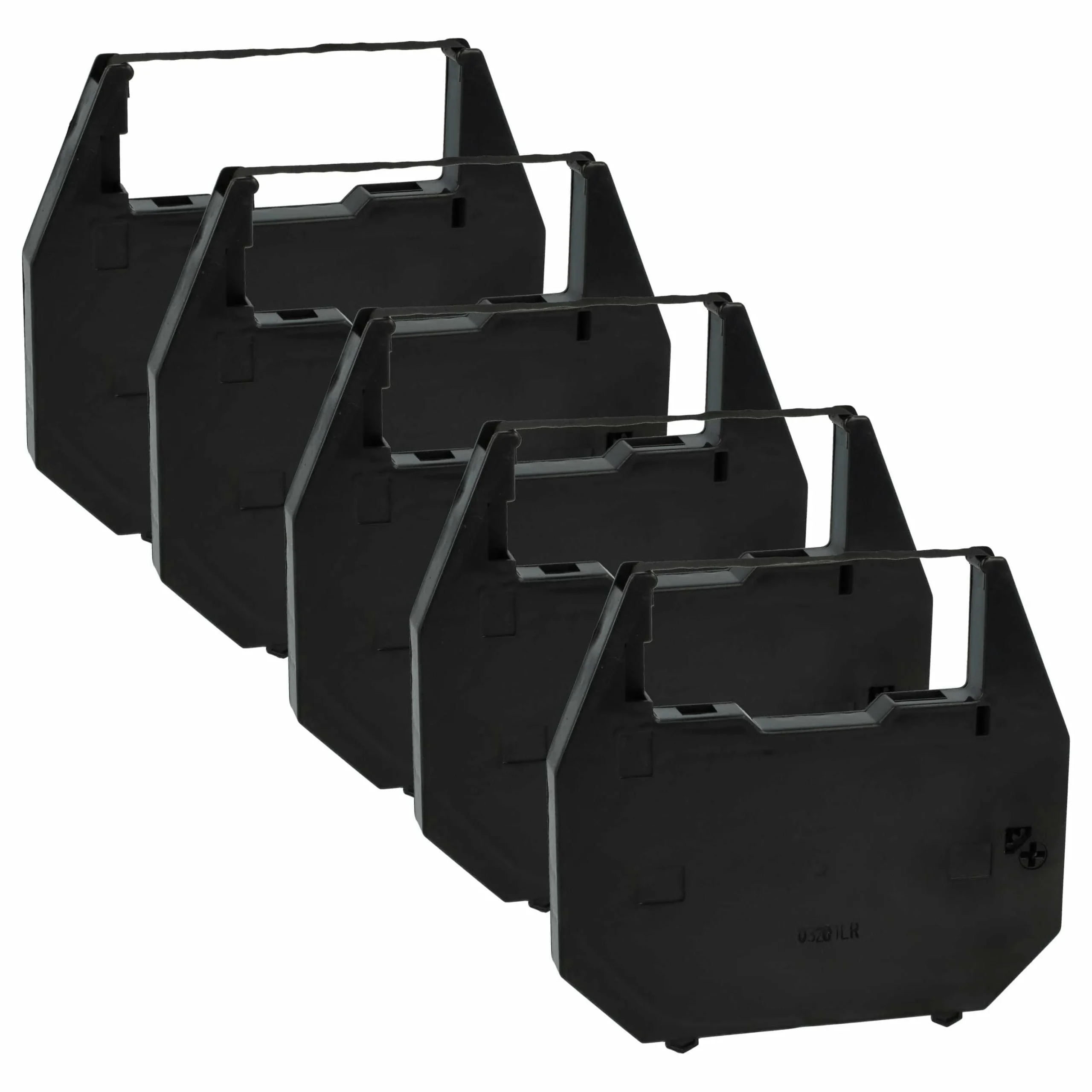 5x Ruban encreur remplace 186c1 pour imprimante matricielle / étiquette - noir