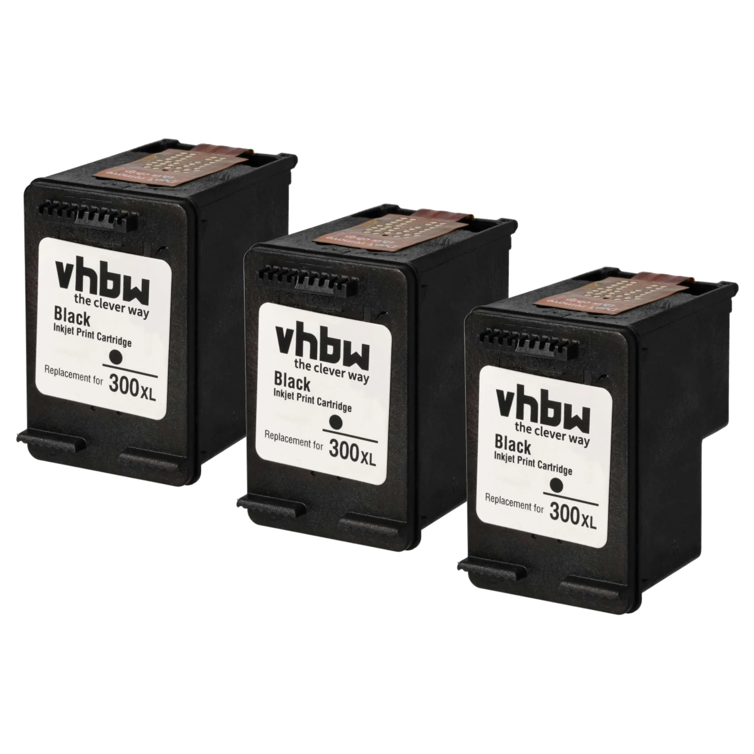 3x Cartouches remplace HP Refill 300xl, CC641EE, 300 pour imprimante - Accessoires pour imprimante