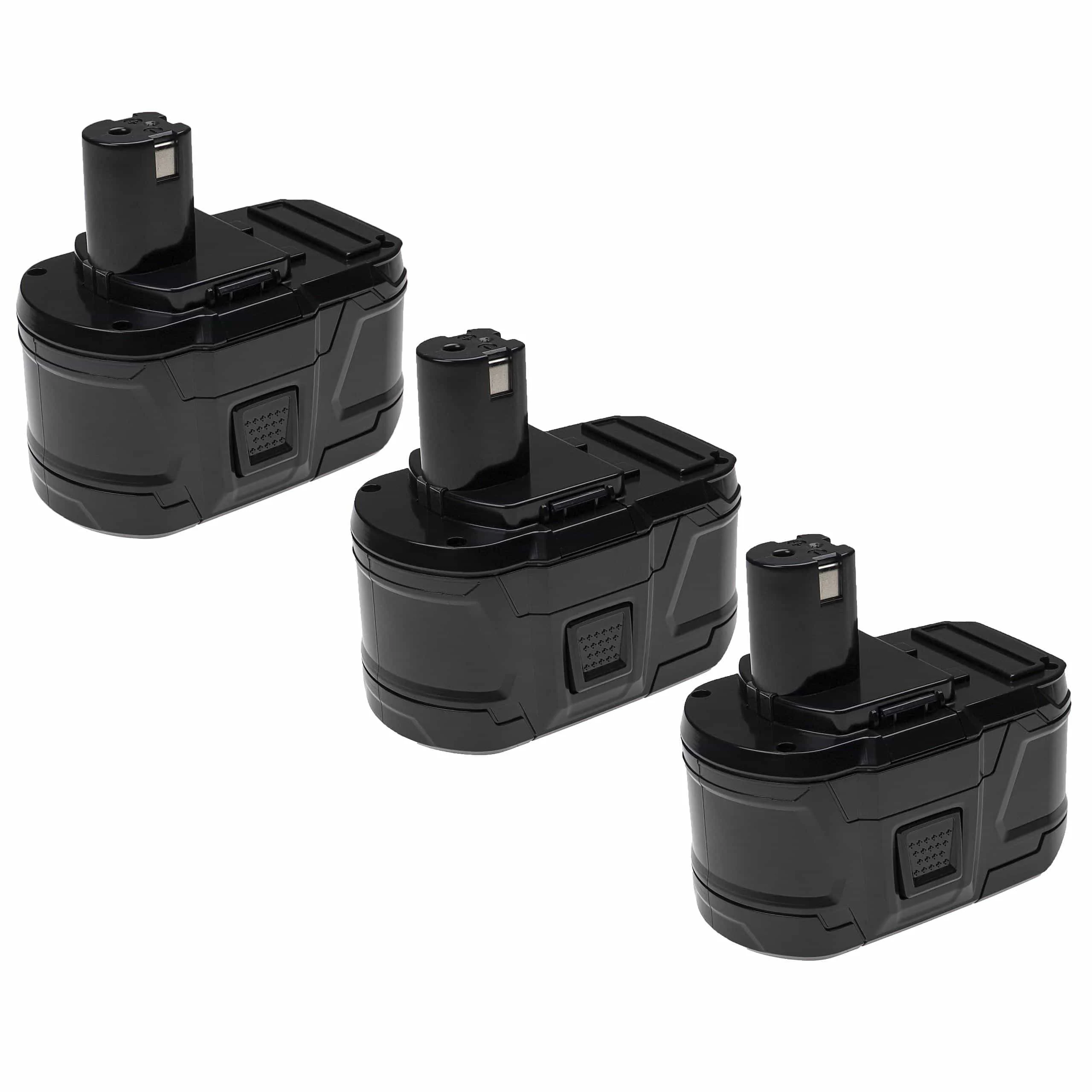 Batterie (3 pcs.) remplace Ryobi ABP1803, ABP1801, BCP1817/2SM outil électrique Ryobi - 7,5Ah 18V Li-ion
