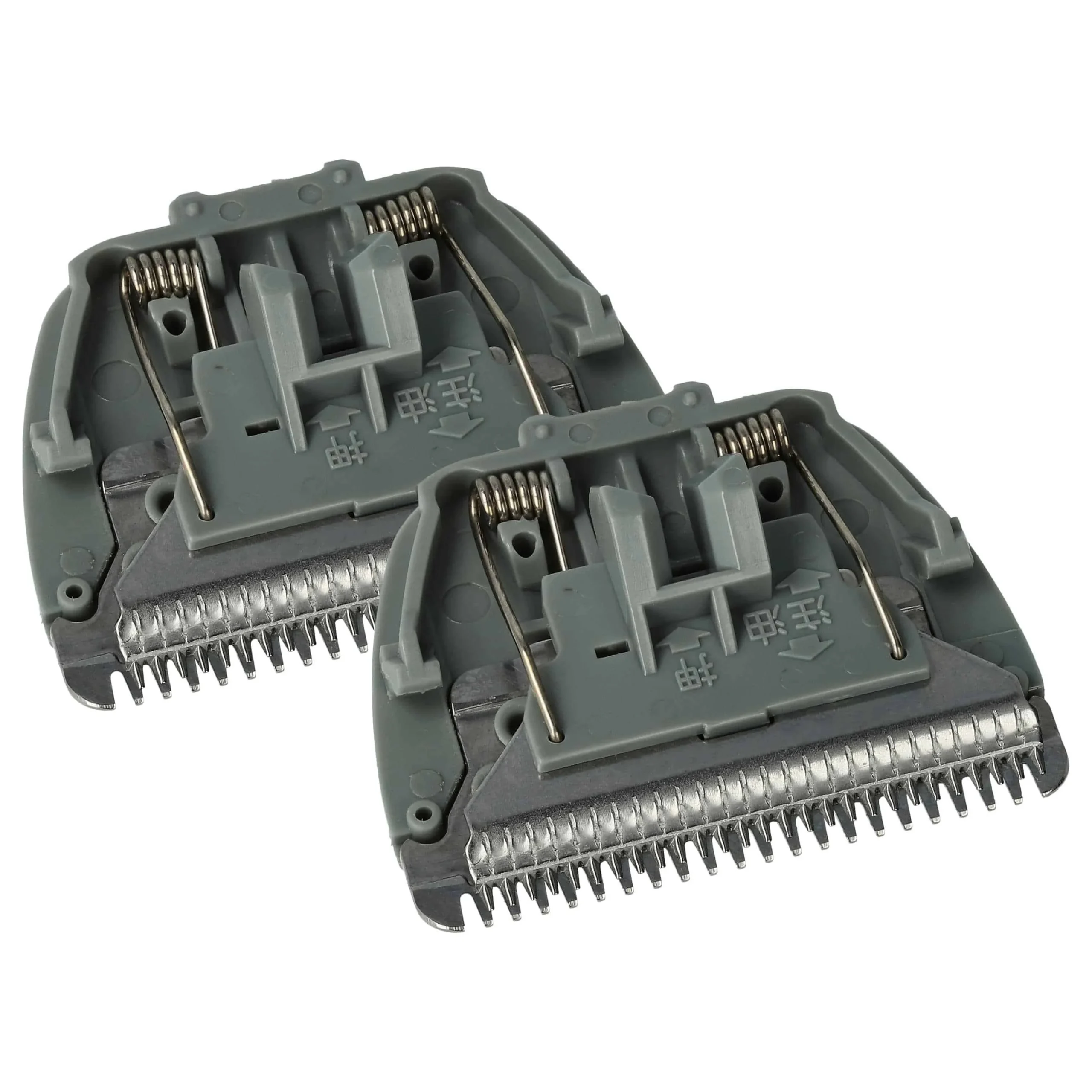 2x tête de rasoir remplace Panasonic WER9602Y, WER9602 pour - gris