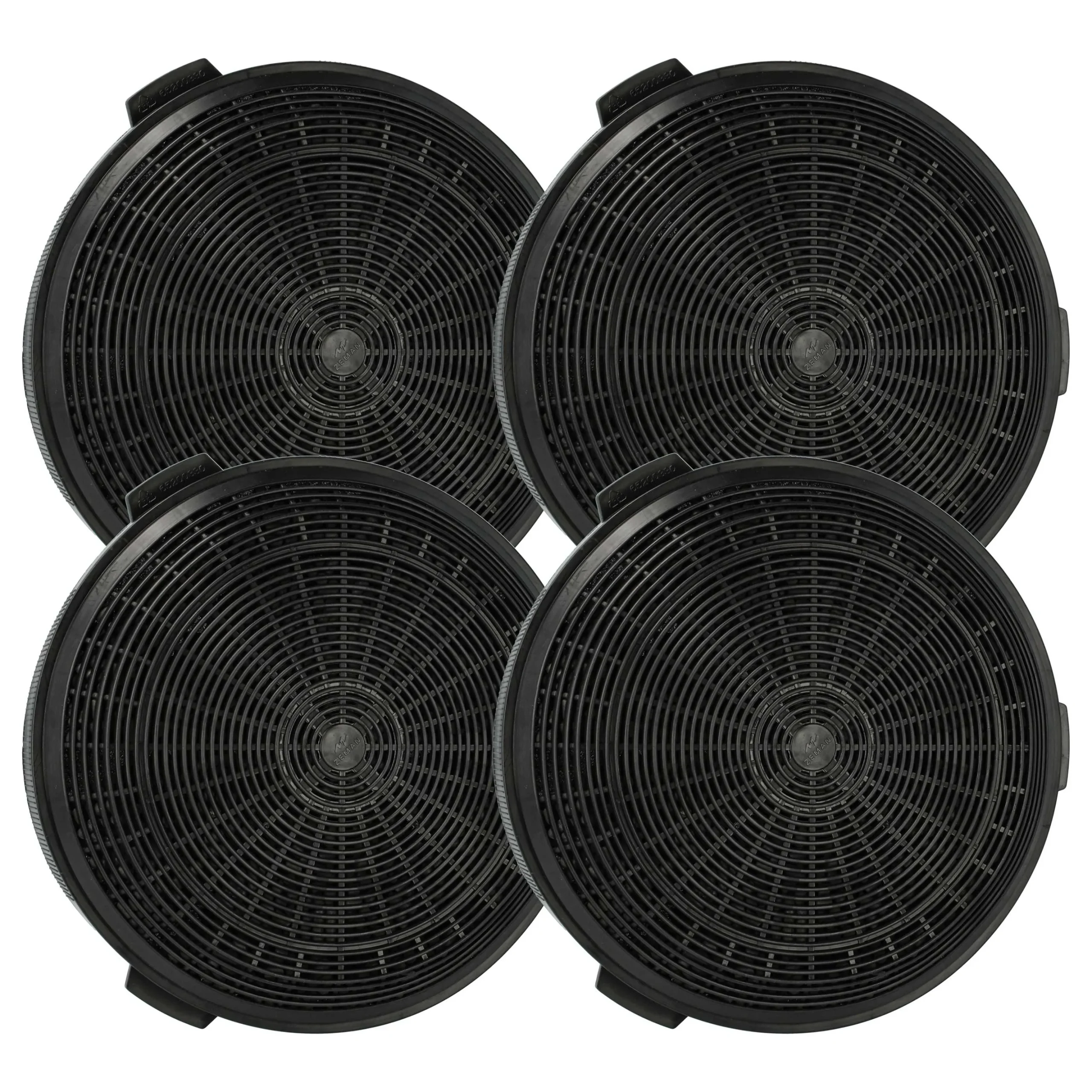 4x Filtres à charbon actif remplace Electrolux E251005 pour hotte Oranier - Accessoires appareils ménagers