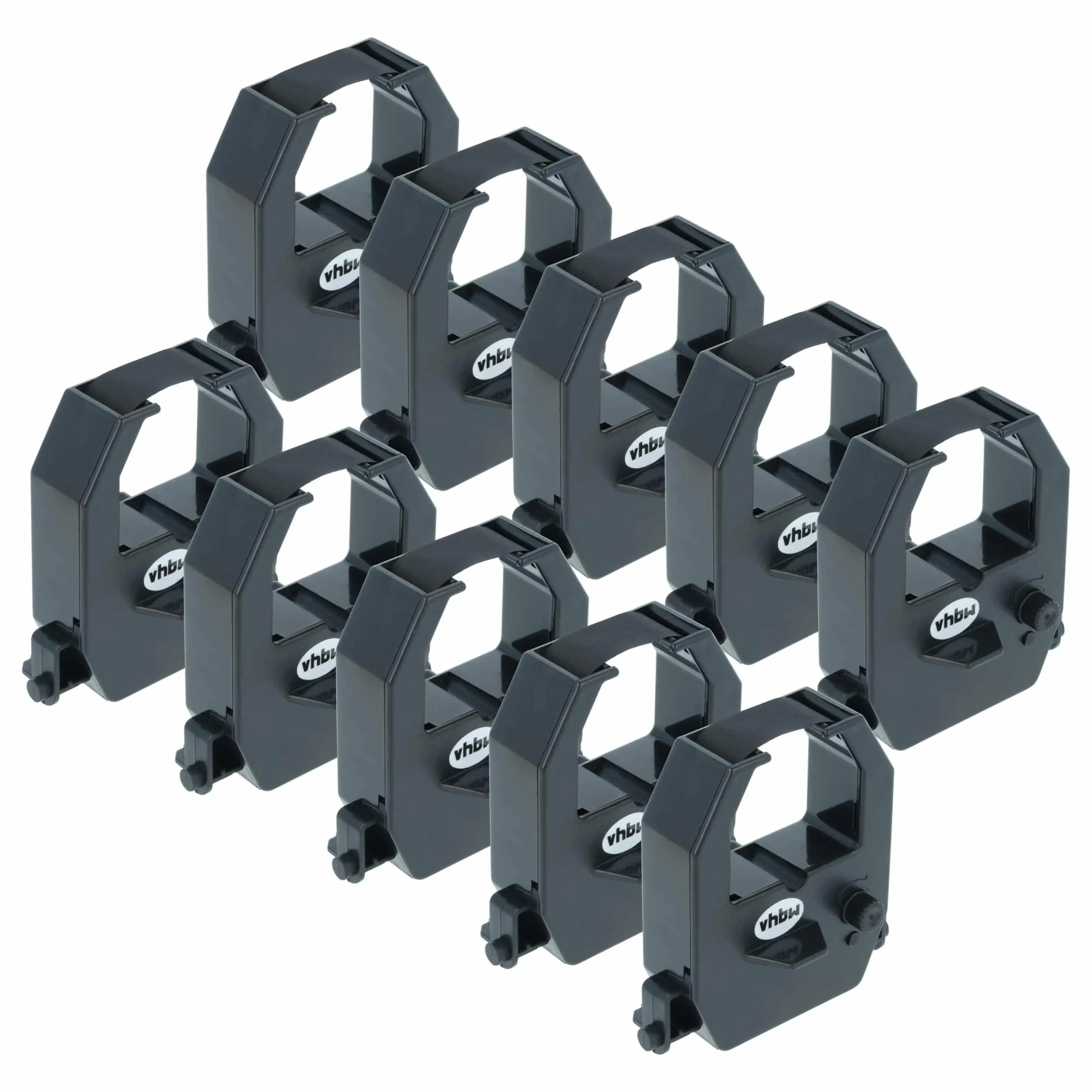 10x Ruban encreur remplace CE-315250 pour imprimante matricielle / étiquette - noir