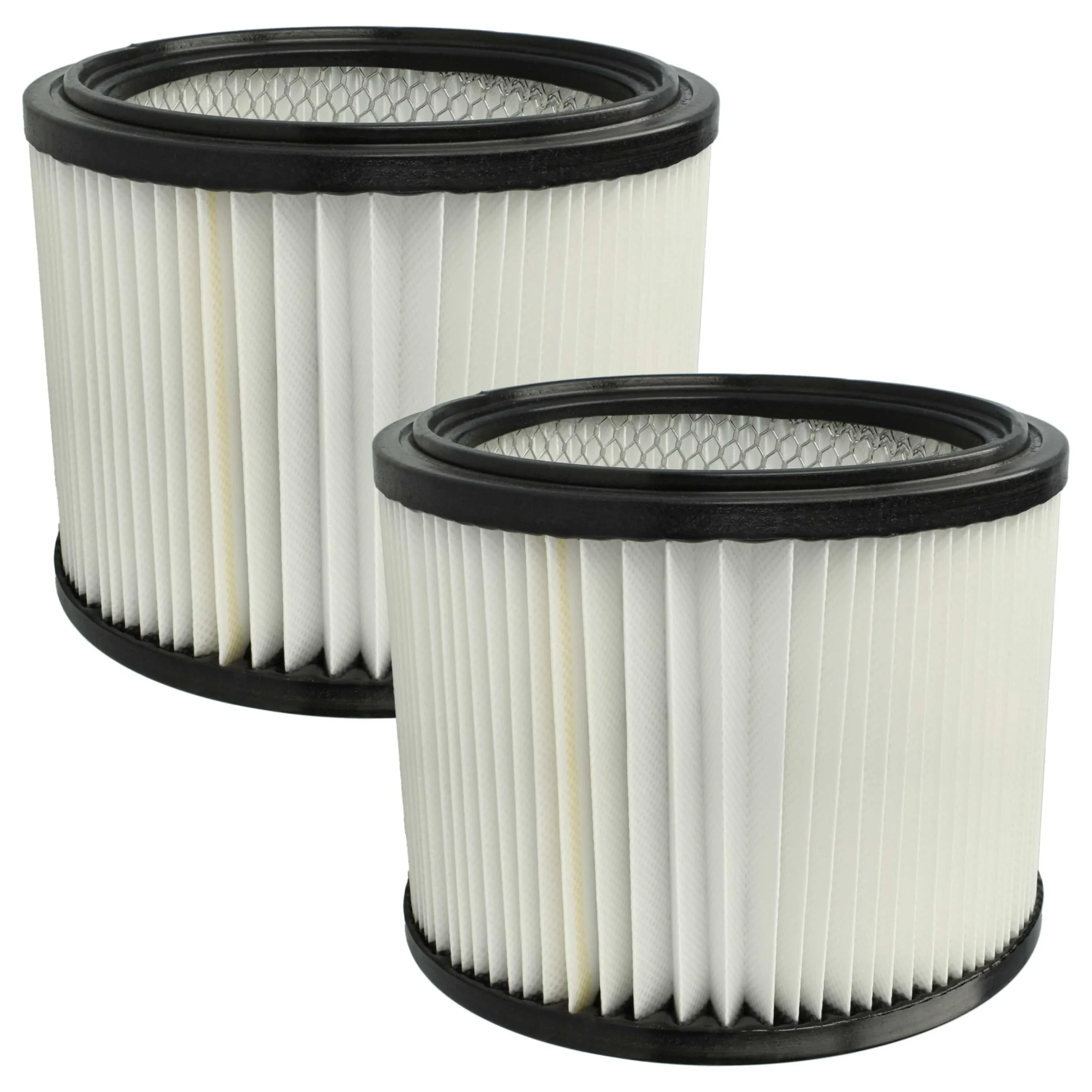2x Filtre remplace Starmix FPP 5000 HEPA WS, 460475 pour aspirateur Starmix - filtre plissé H11, noir / blanc