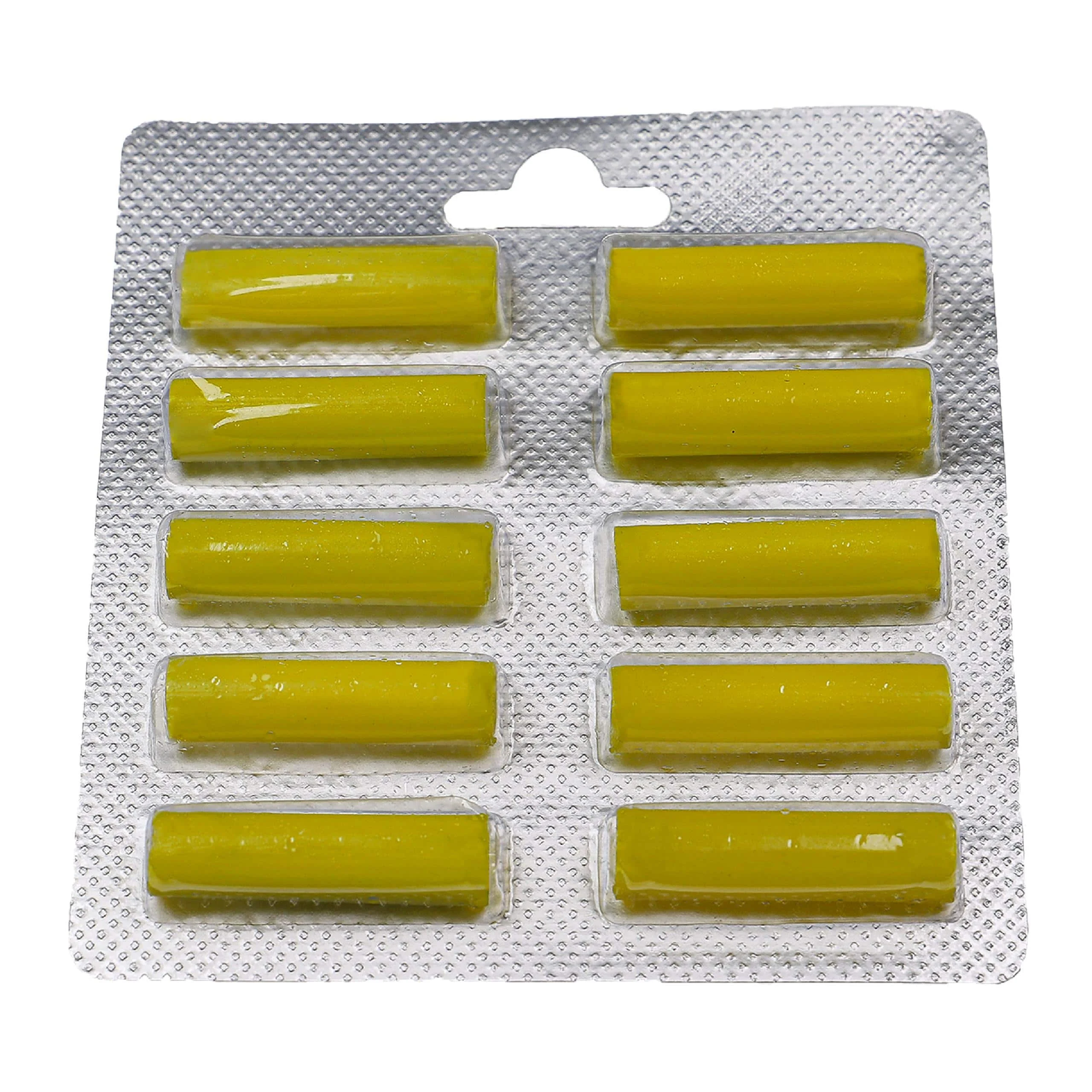 10x Bâtonnets parfumés pour divers aspirateurs avec sac - citron