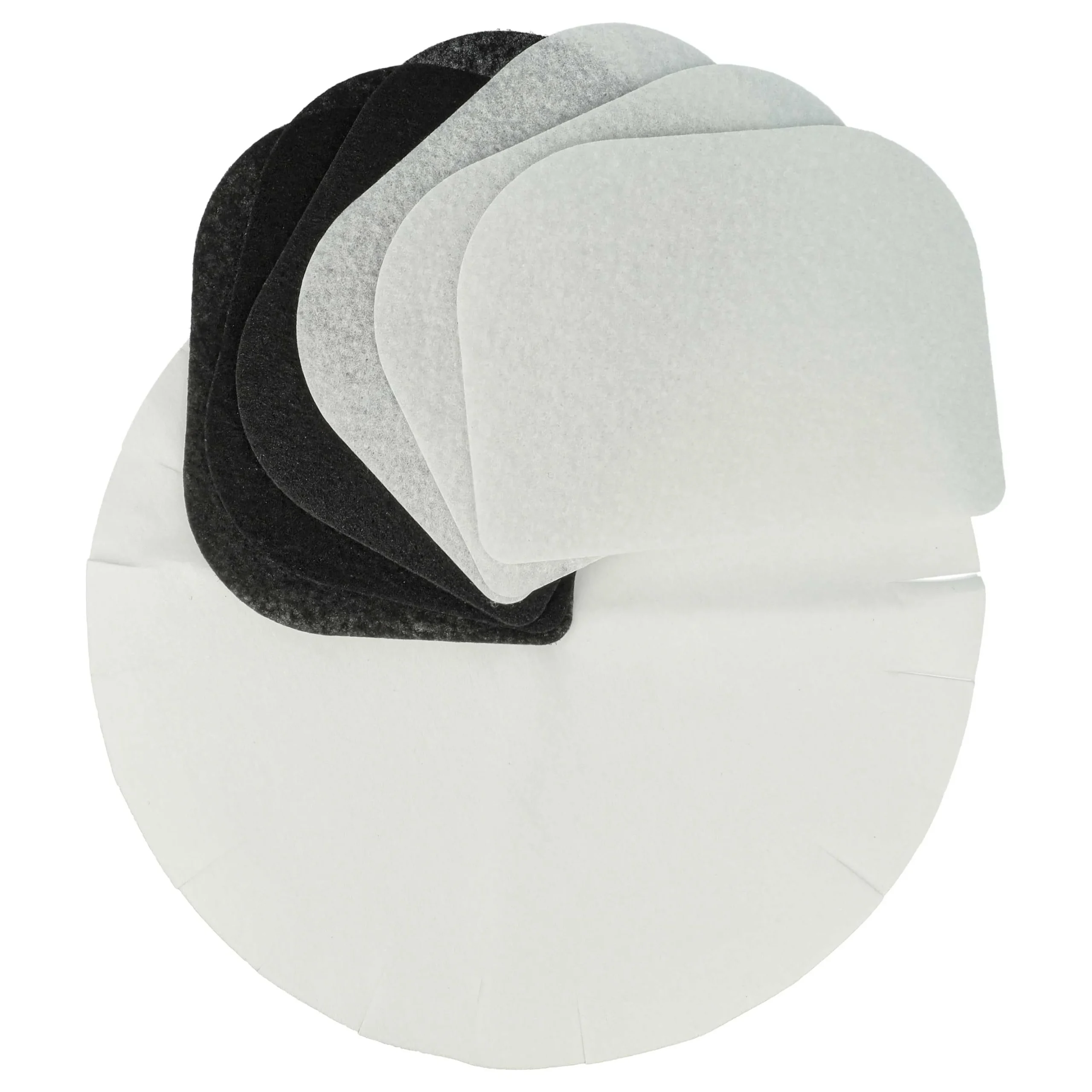 3x filtre à charbon, 6x filtre papier, 3x filtre à graisses remplace De Longhi 5525101500 pour friteuse - Filtres