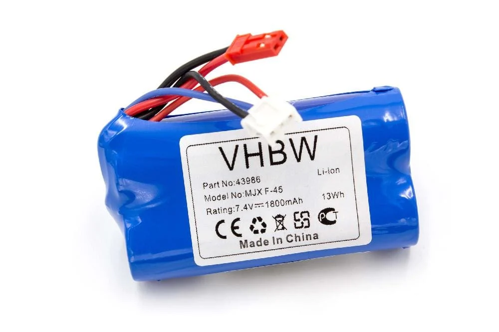 Batterie remplace Revell 440704, 43986, 24056, 2406 modèle radio-télécommandé - 1800mAh 7,4V Li-ion