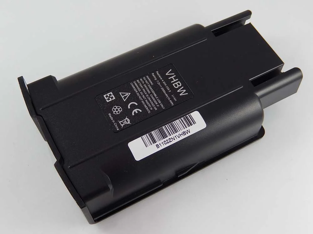 Batterie remplace Kärcher 4.654-259.0 pour balai électrique Windsor/Kärcher - 2000mAh 7,2V Li-ion