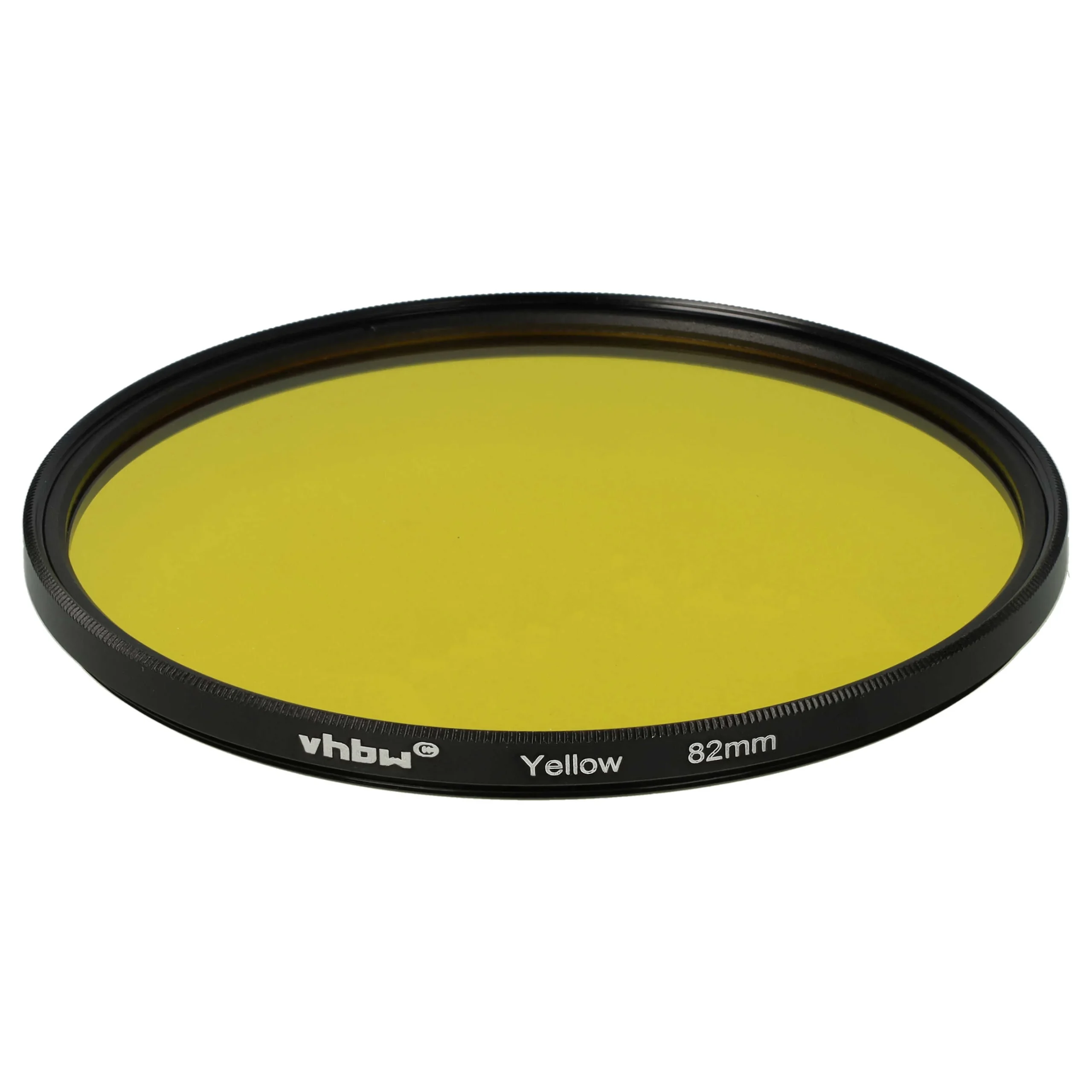 Filtre de couleur jaune pour objectifs d'appareils photo de 82 mm - Filtre jaune