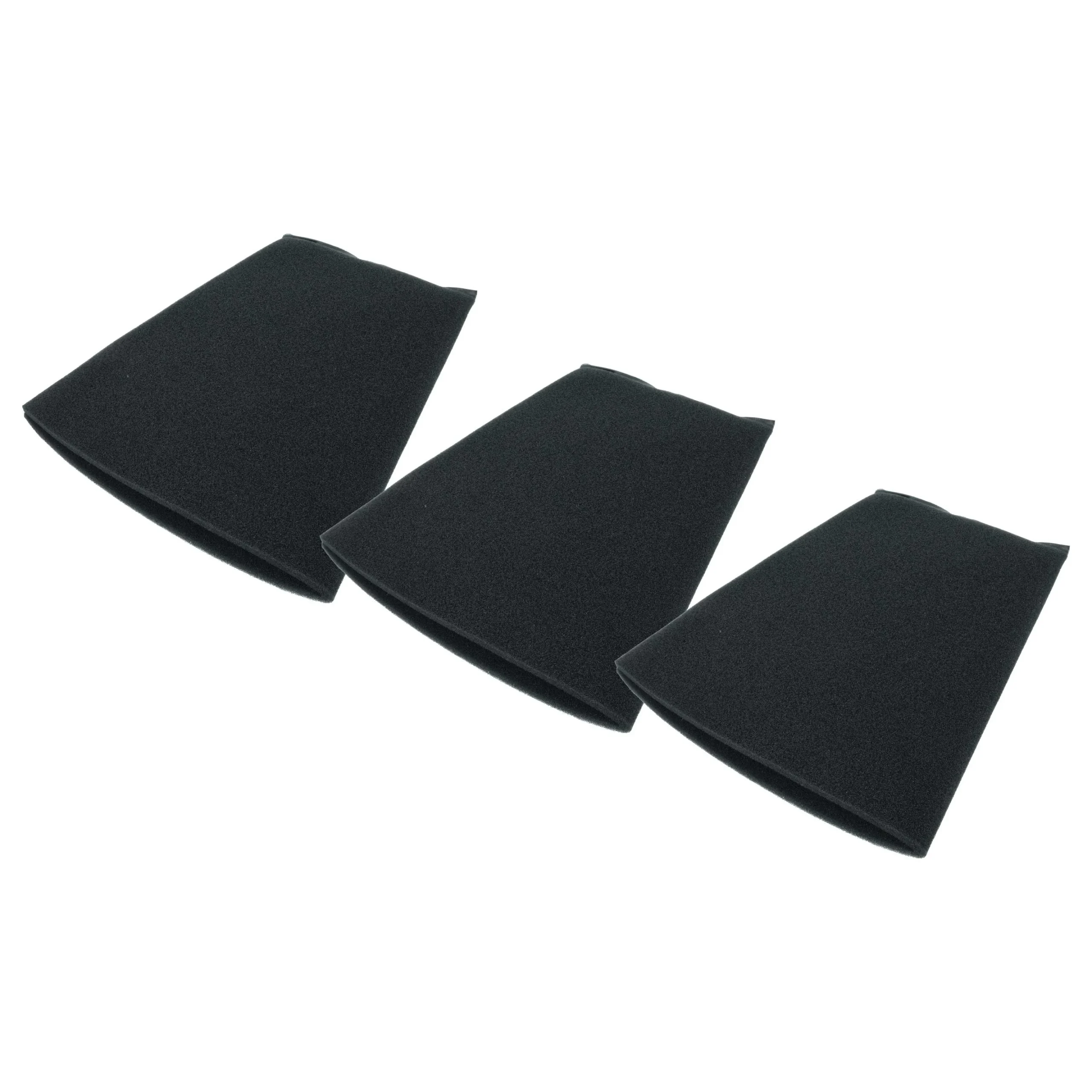3x Filtre remplace Thomas 195092 pour aspirateur - filtre en mousse
