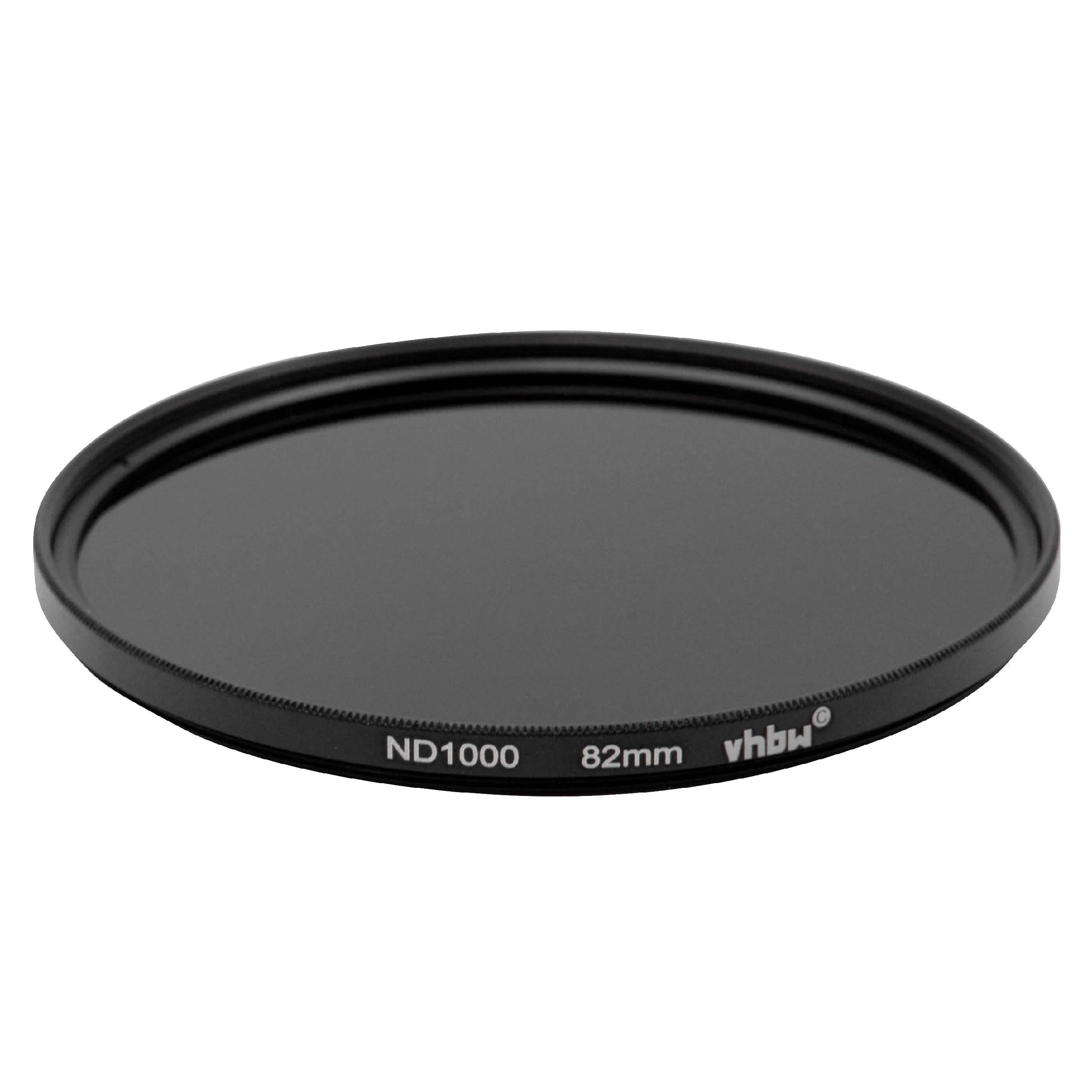 Filtre ND 1000 universel pour objectif d'appareil photo de 82 mm de diamètre – Filtre gris - Accessoires pour appareils photo