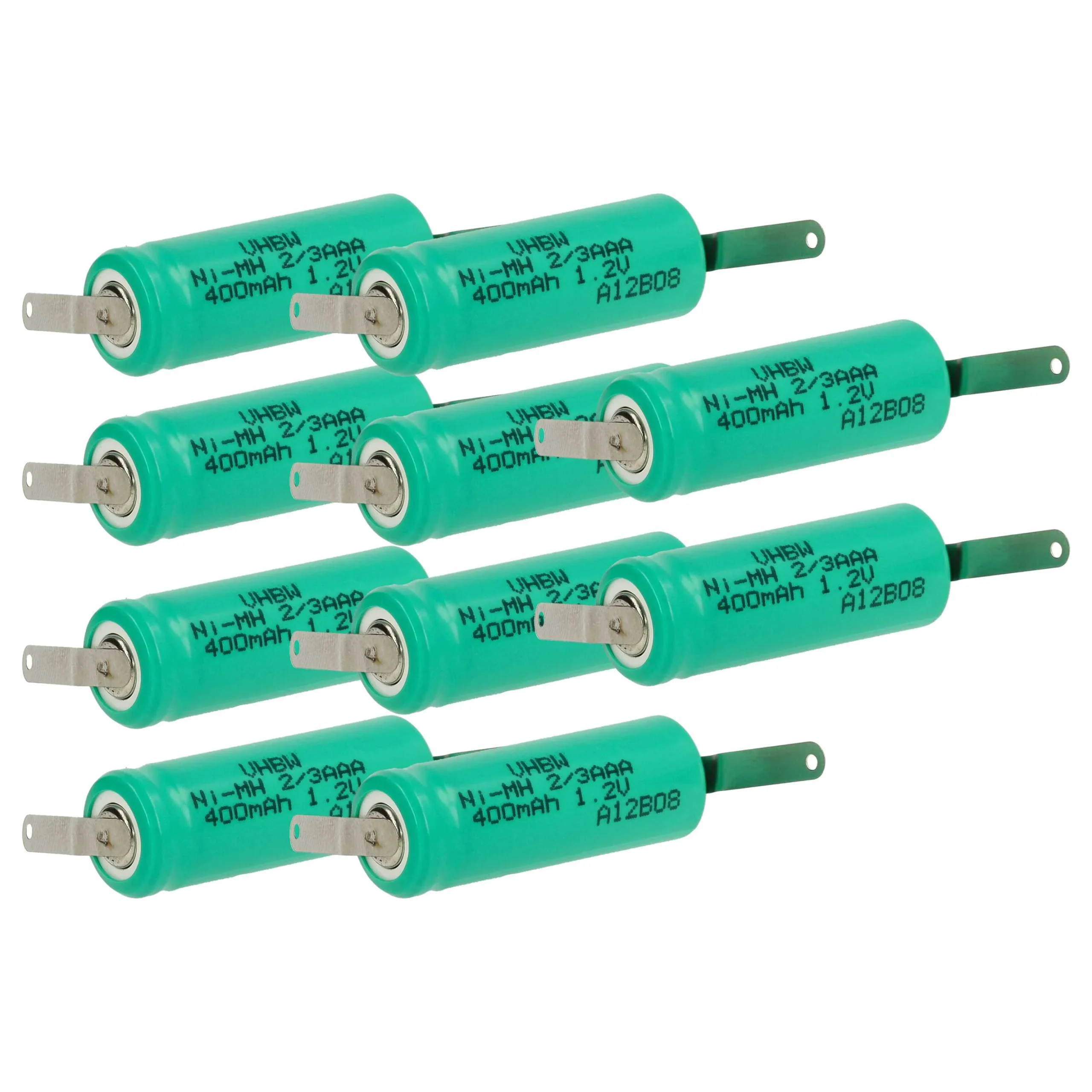 Batterie (10 pcs.) remplace 2/3AAA modèle radio-télécommandé - 400mAh 1,2V NiMH