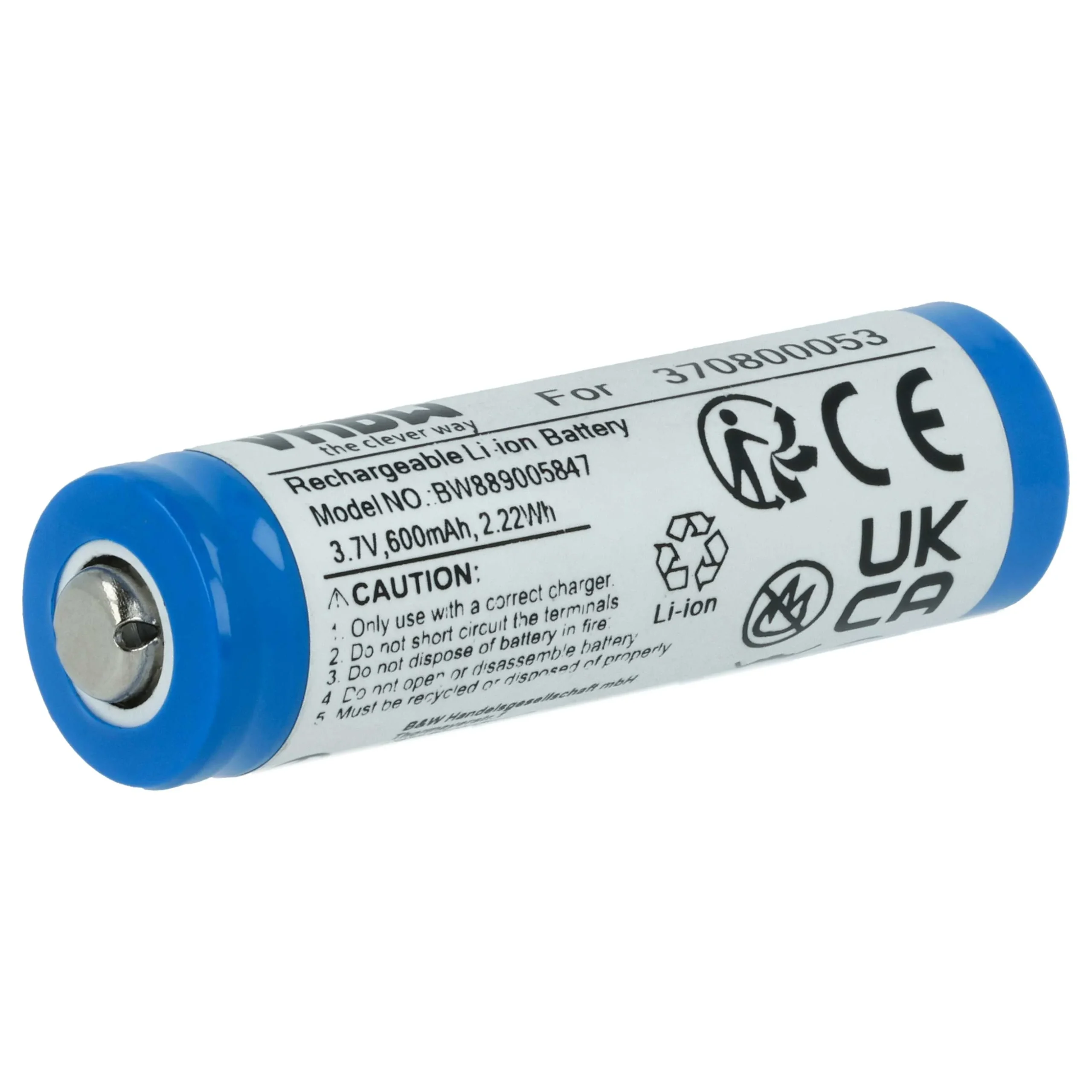 Batterie remplace Carrera 370800053 modèle radio-télécommandé - 600mAh 3,7V Li-ion