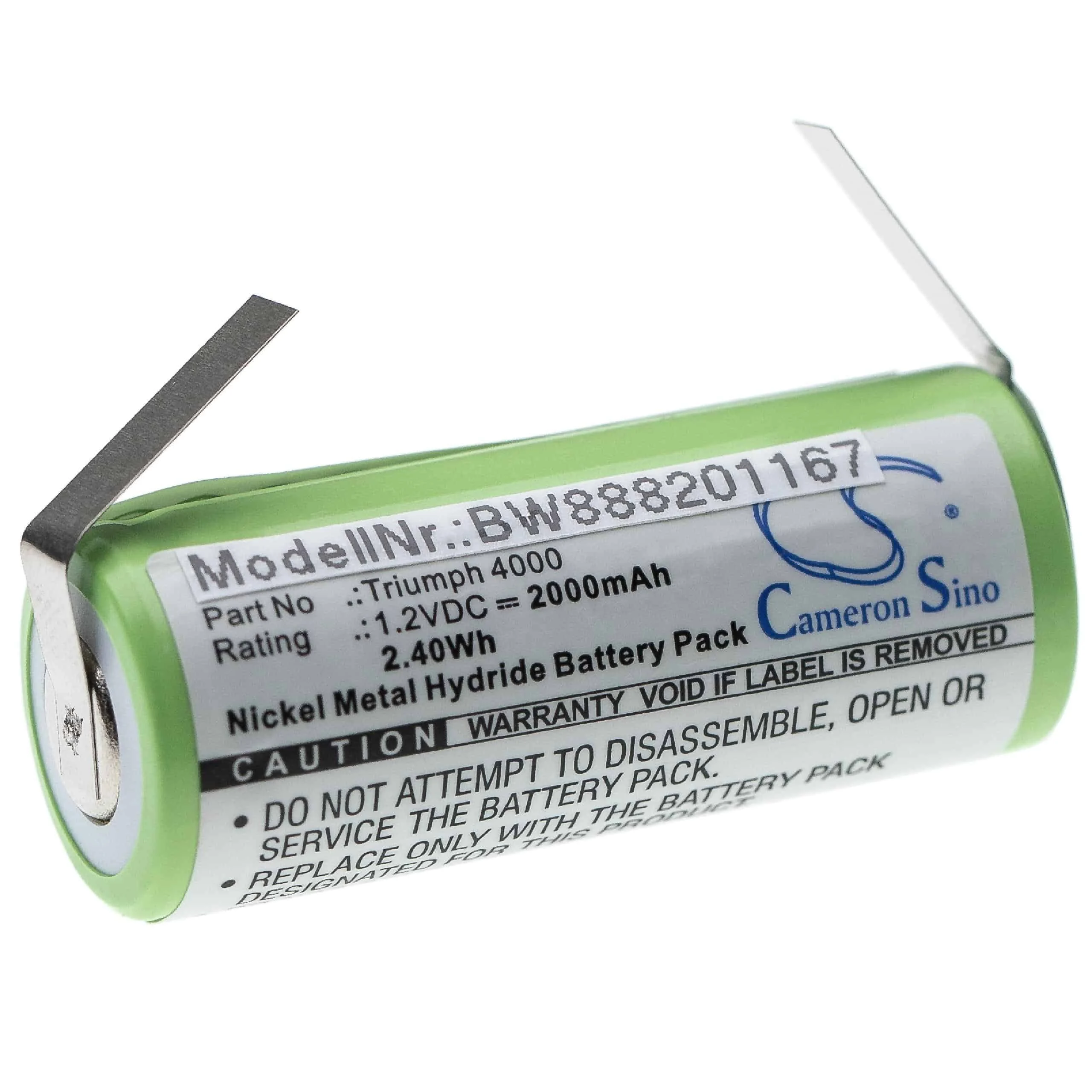 Batterie remplace Oral-B 3745, 3762, 3761 pour brosse à dents Oral-B - 2000mAh 1,2V NiMH