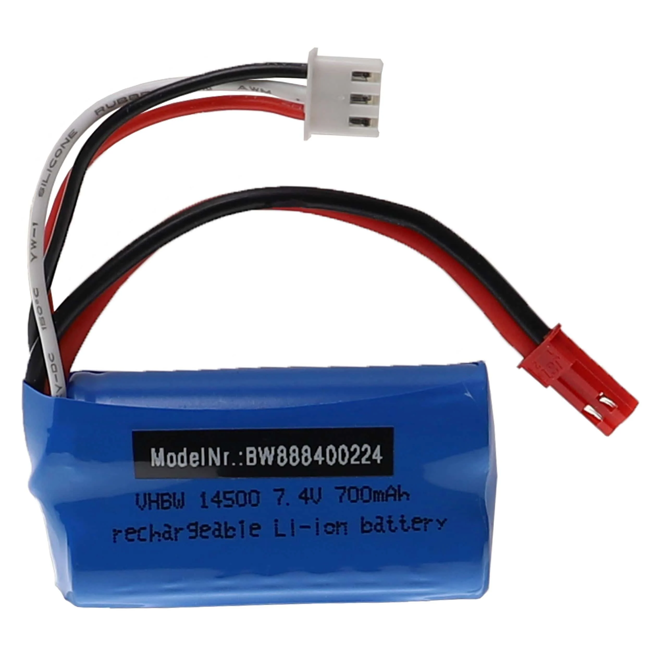 Batterie modèle radio-télécommandé - 700mAh 7,4V Li-ion, BEC