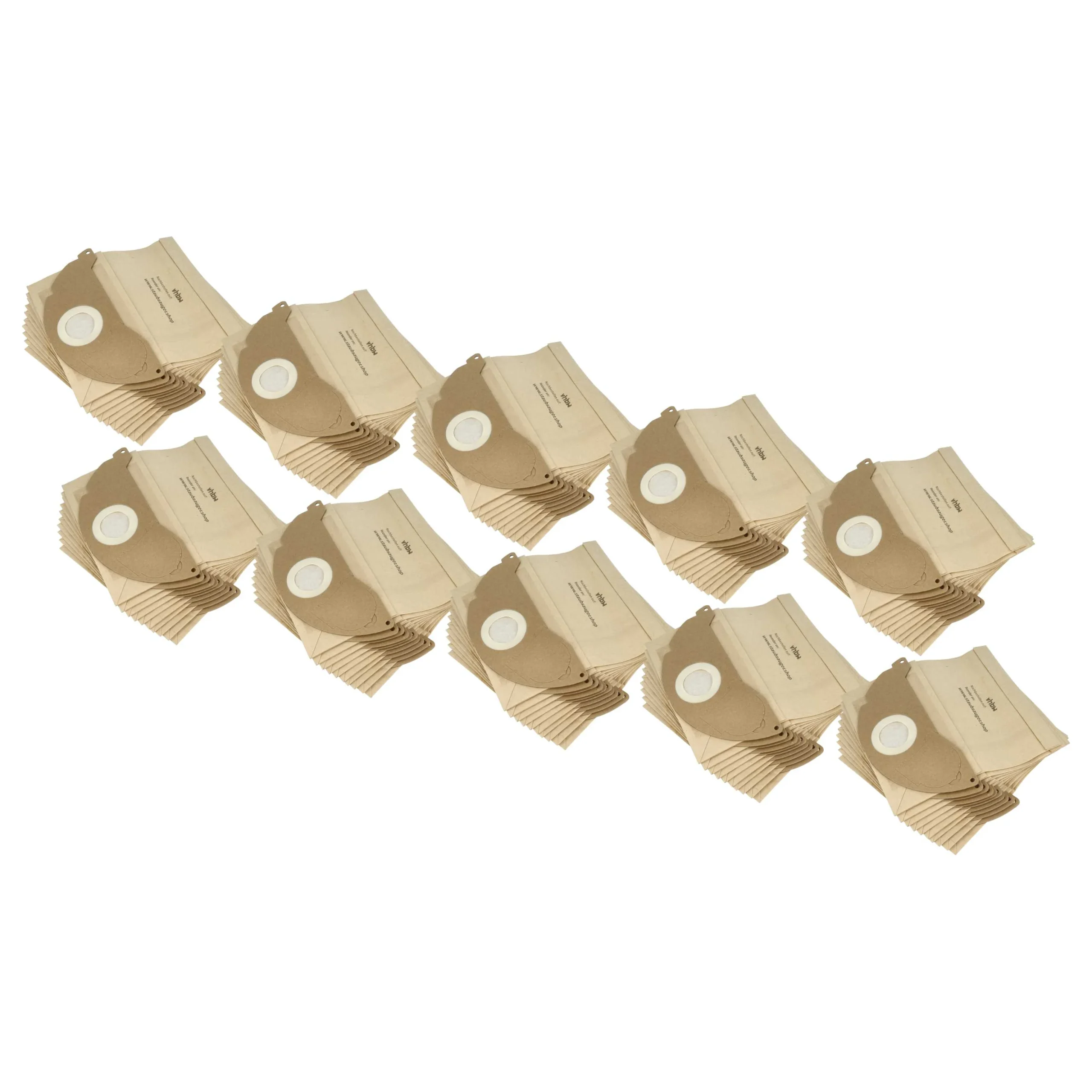 100x Sac remplace Kärcher 6.904-322, 6.904-322.0 pour aspirateur Kärcher - papier