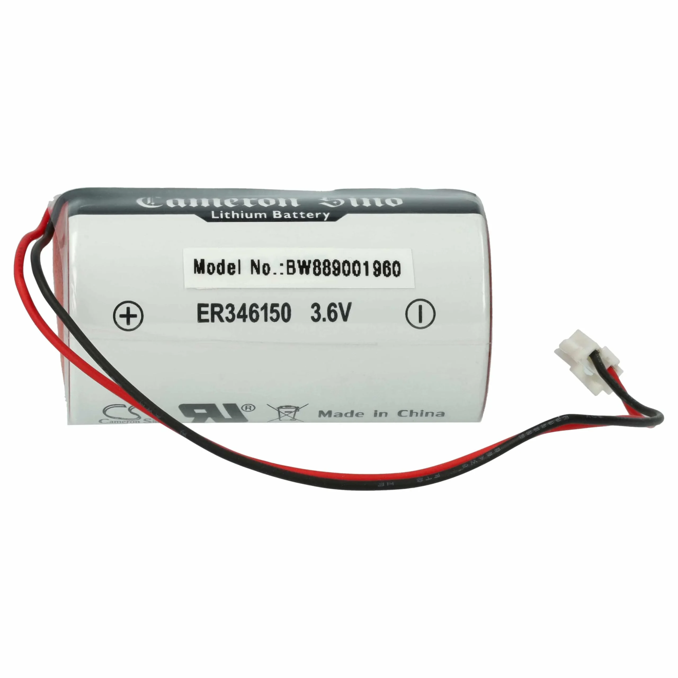Pile remplace DSC ER34615M-T1, ER346150, WT4911BATT pour centrale d'alarme DSC - 14500mAh 3,6V Li-MnO2