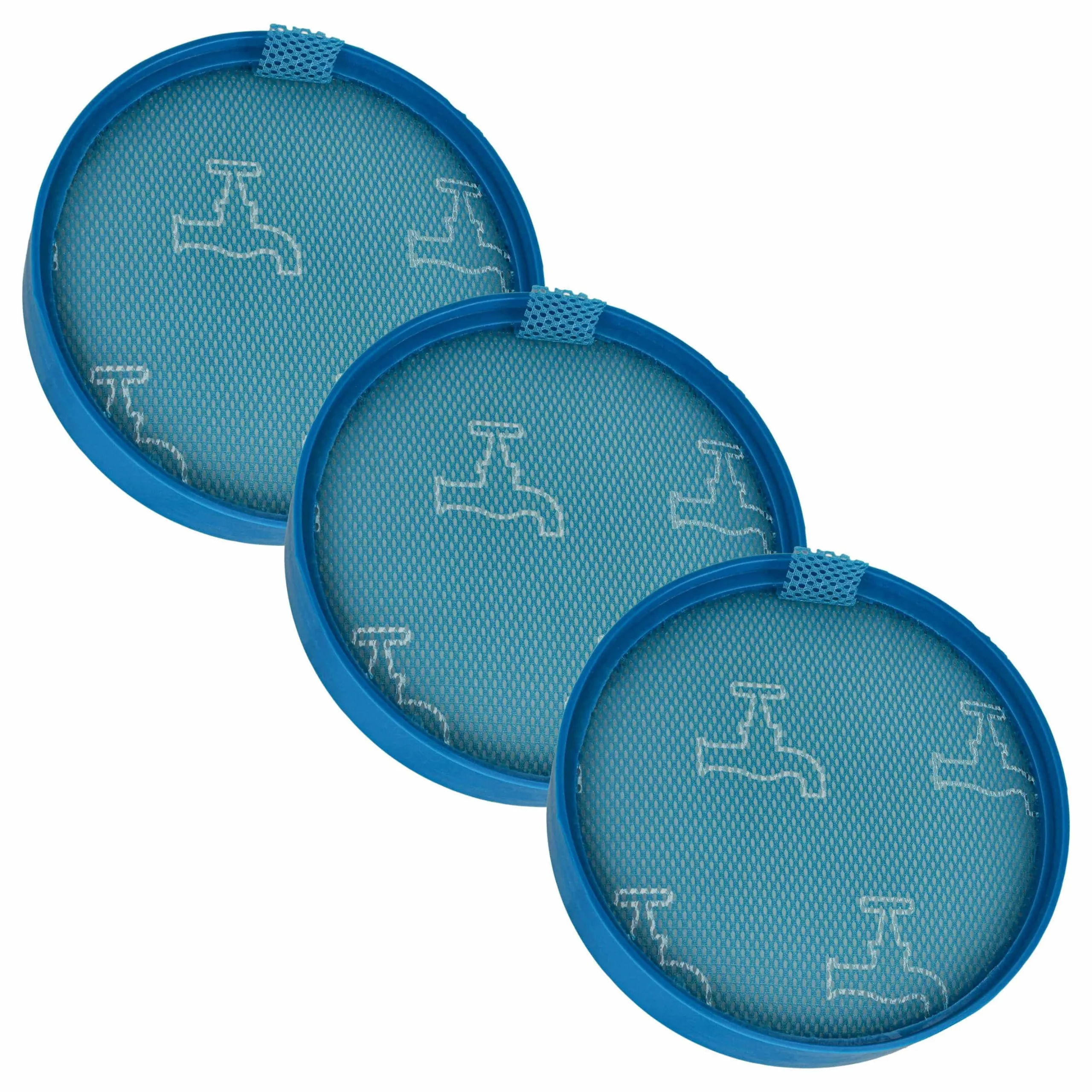 3x Filtre remplace Dyson 917819-01 pour aspirateur - bague extérieure/filtre pré-moteur