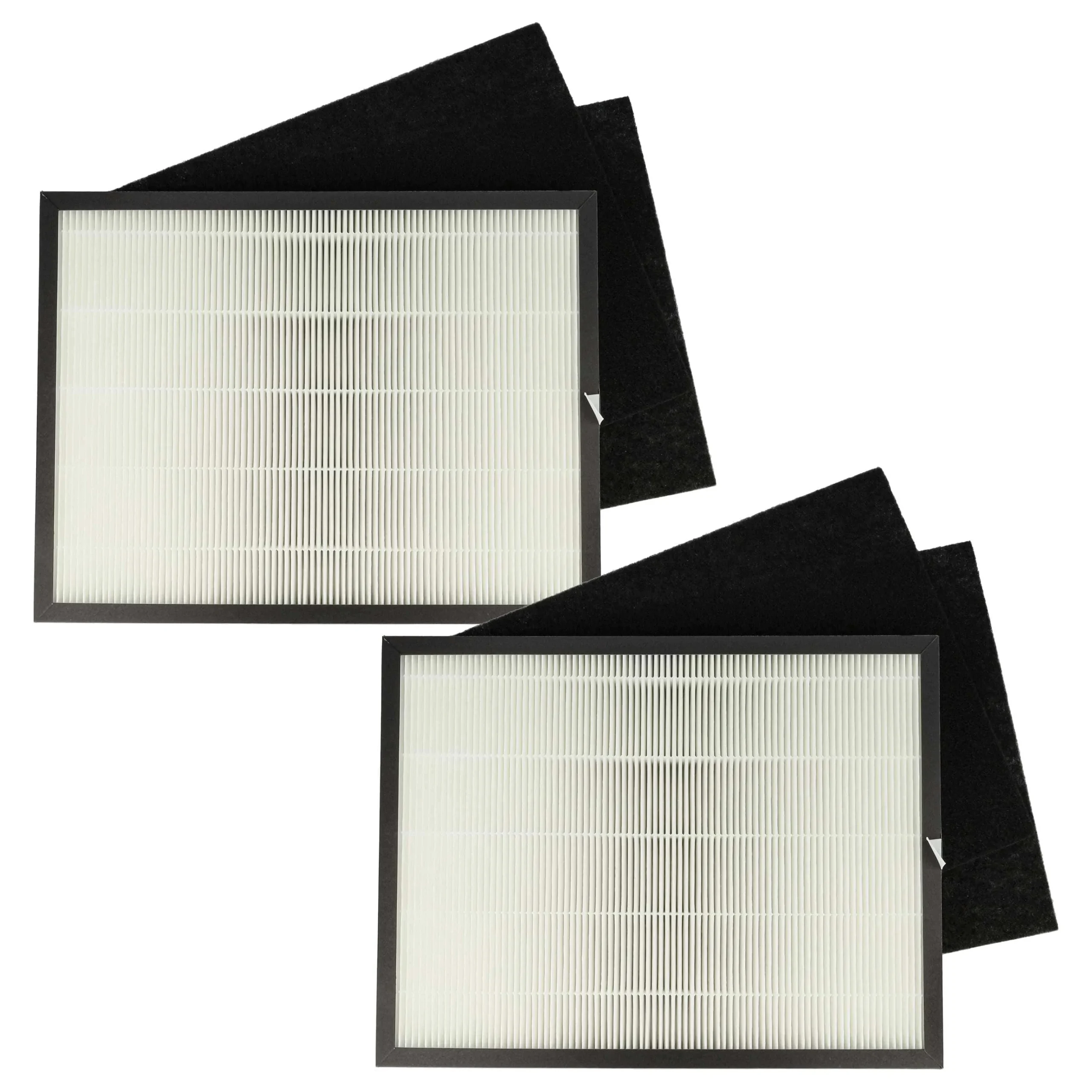 Set 6 filtres remplace Rowenta XD6040F0, H10 pour humidificateur - filtre HEPA, filtre à charbon actif