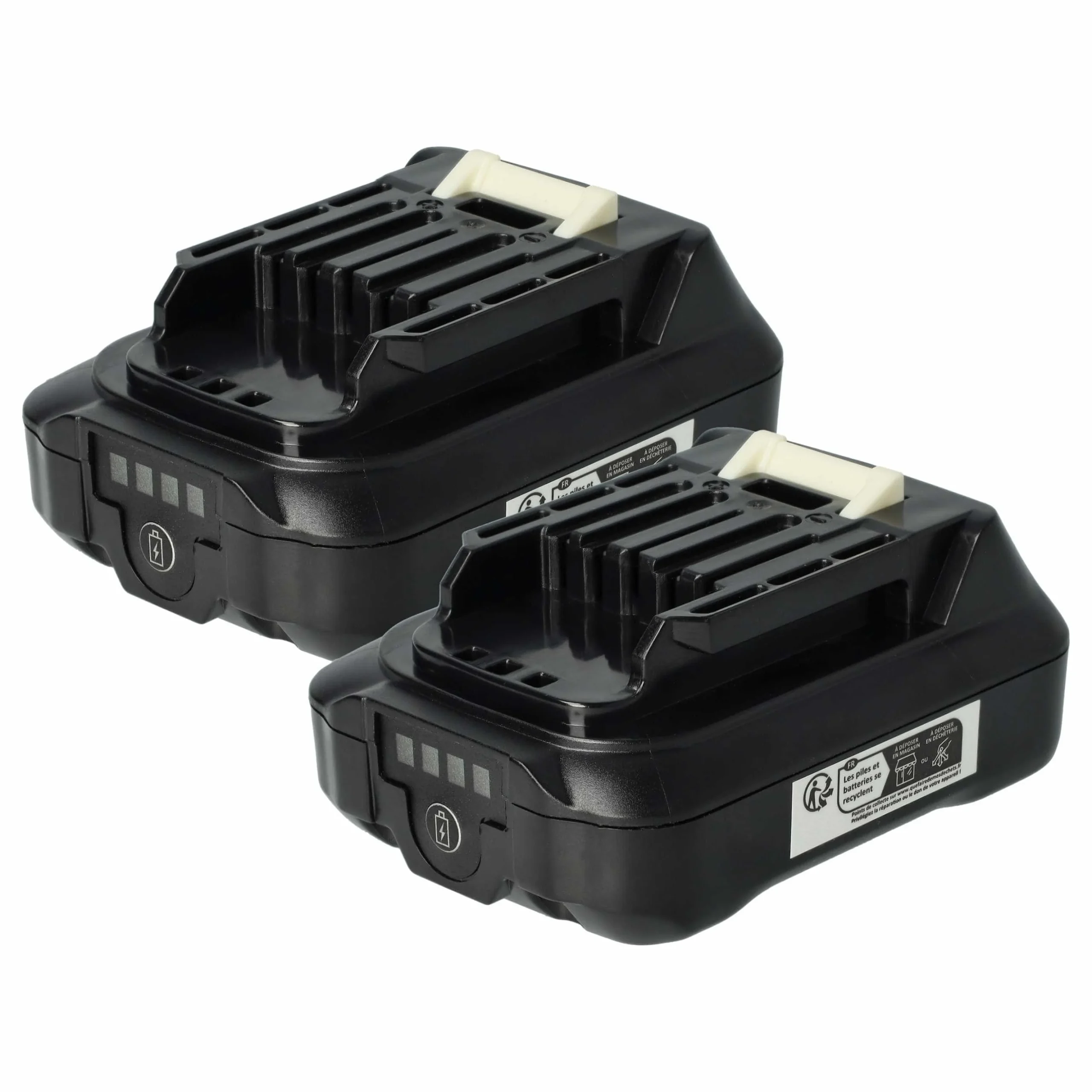 Batterie (2 pcs.) remplace Makita 197396-9, 197390-1, 197394-3 outil électrique Makita - 2,5Ah 12V Li-ion