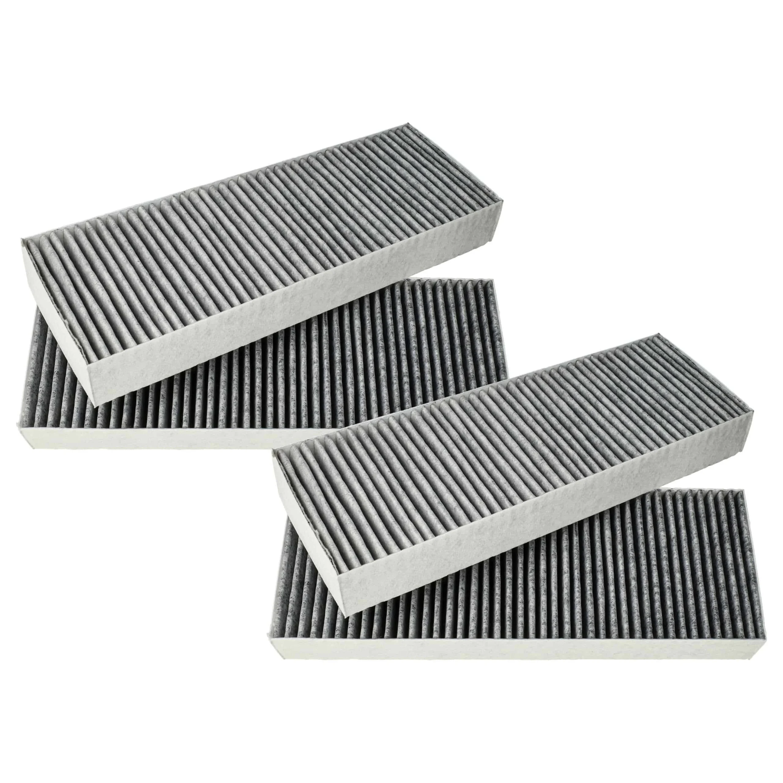 4x Filtres à charbon actif remplace Bora BAKFS-002, BAKF-001, BAKFS pour hotte Bora