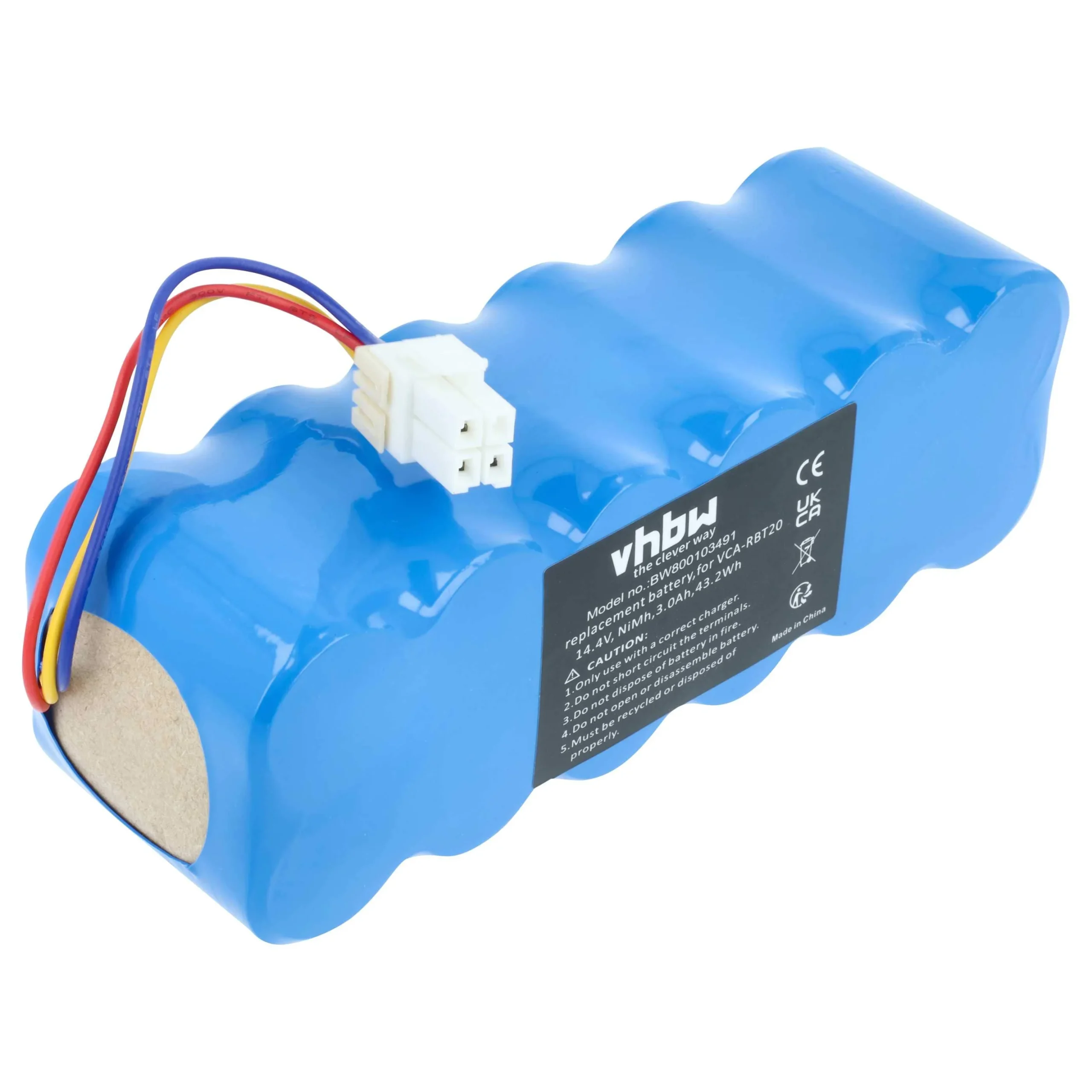 Batterie remplace Samsung AP5576883, DJ63-01050A, AP5579205 pour robot aspirateur Samsung - 3000mAh 14,4V NiMH