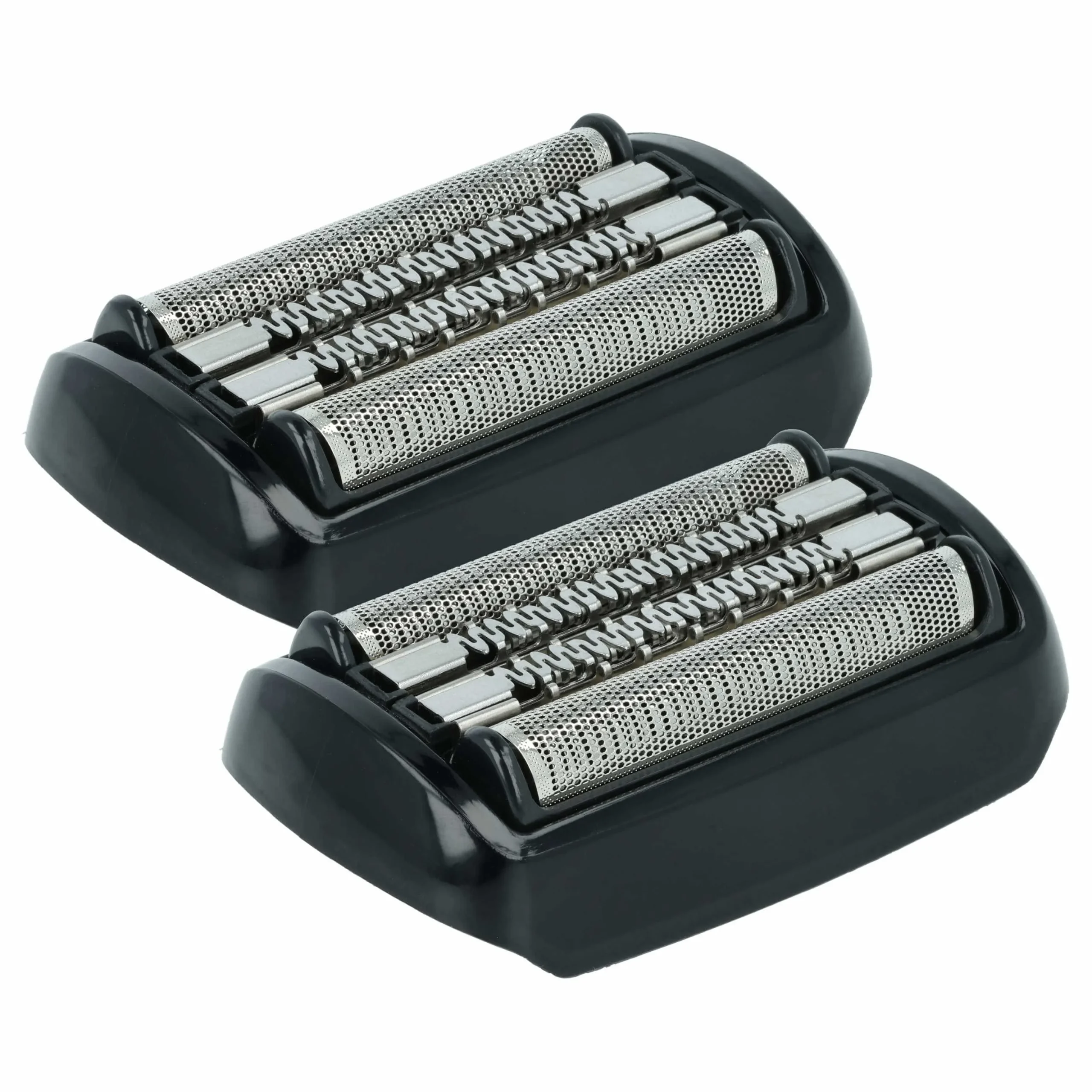 2x Têtes de rasoir remplace Braun 92B pour rasoir électrique Braun - noir / argenté