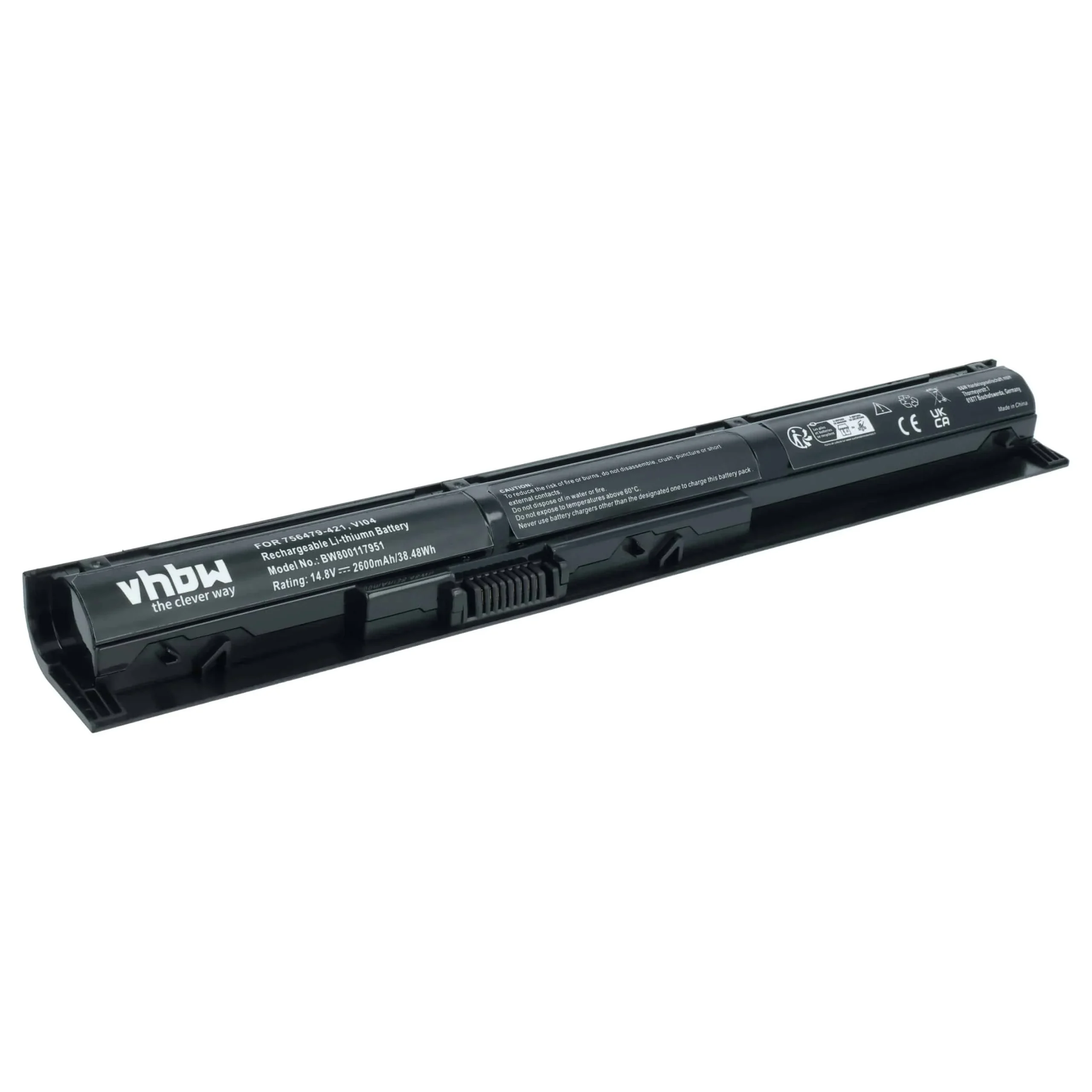 Batterie remplace HP 756478-421, 756478-541, 756479-421 pour ordinateur portable HP- 2600mAh 14,4V Li-ion