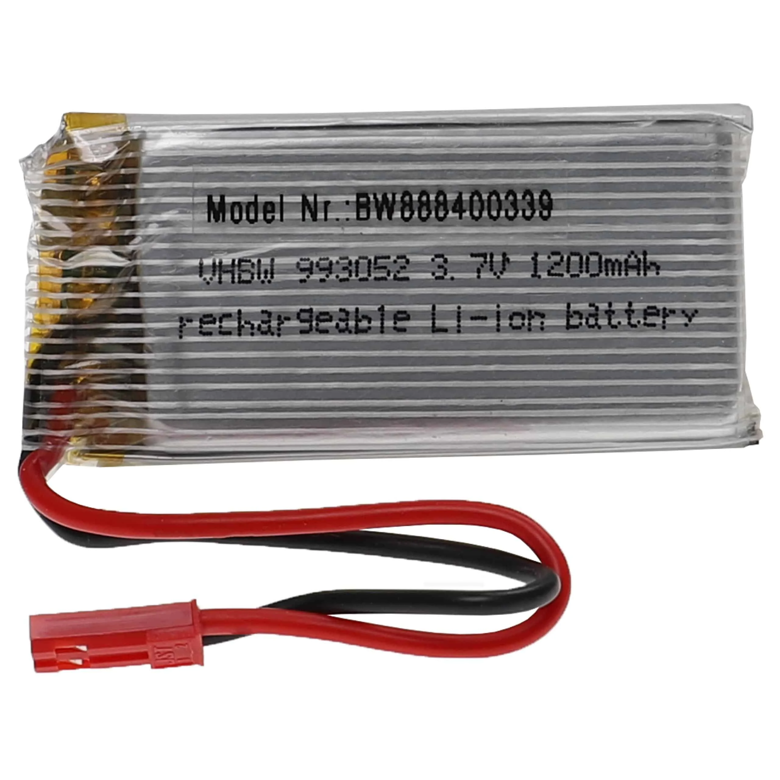 Batterie modèle radio-télécommandé - 1200mAh 3,7V Li-polymère, BEC