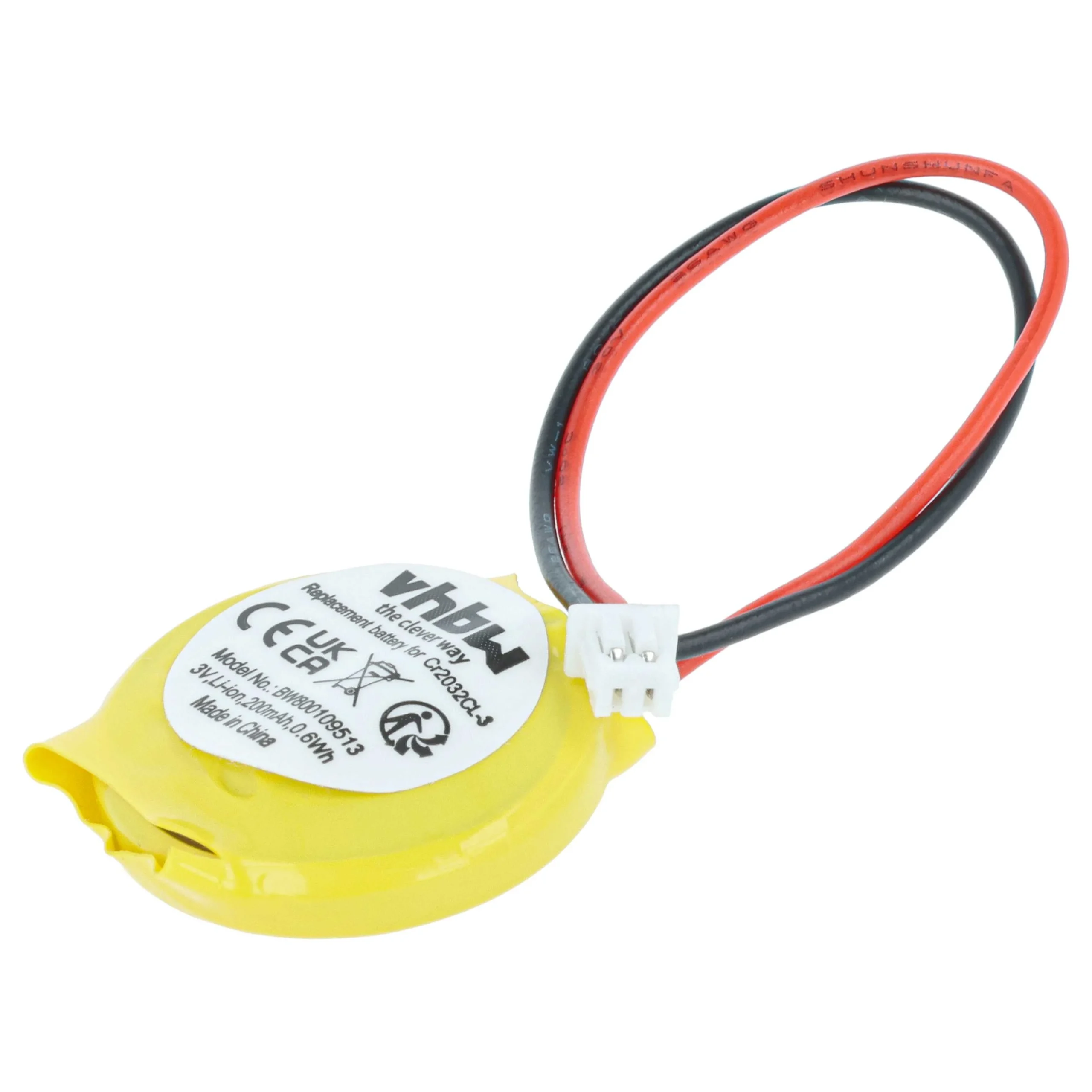 Pile remplace Dell 3E158, 3R459, G4221, 0G4221 pour BIOS Panasonic - 200mAh 3V Li-ion
