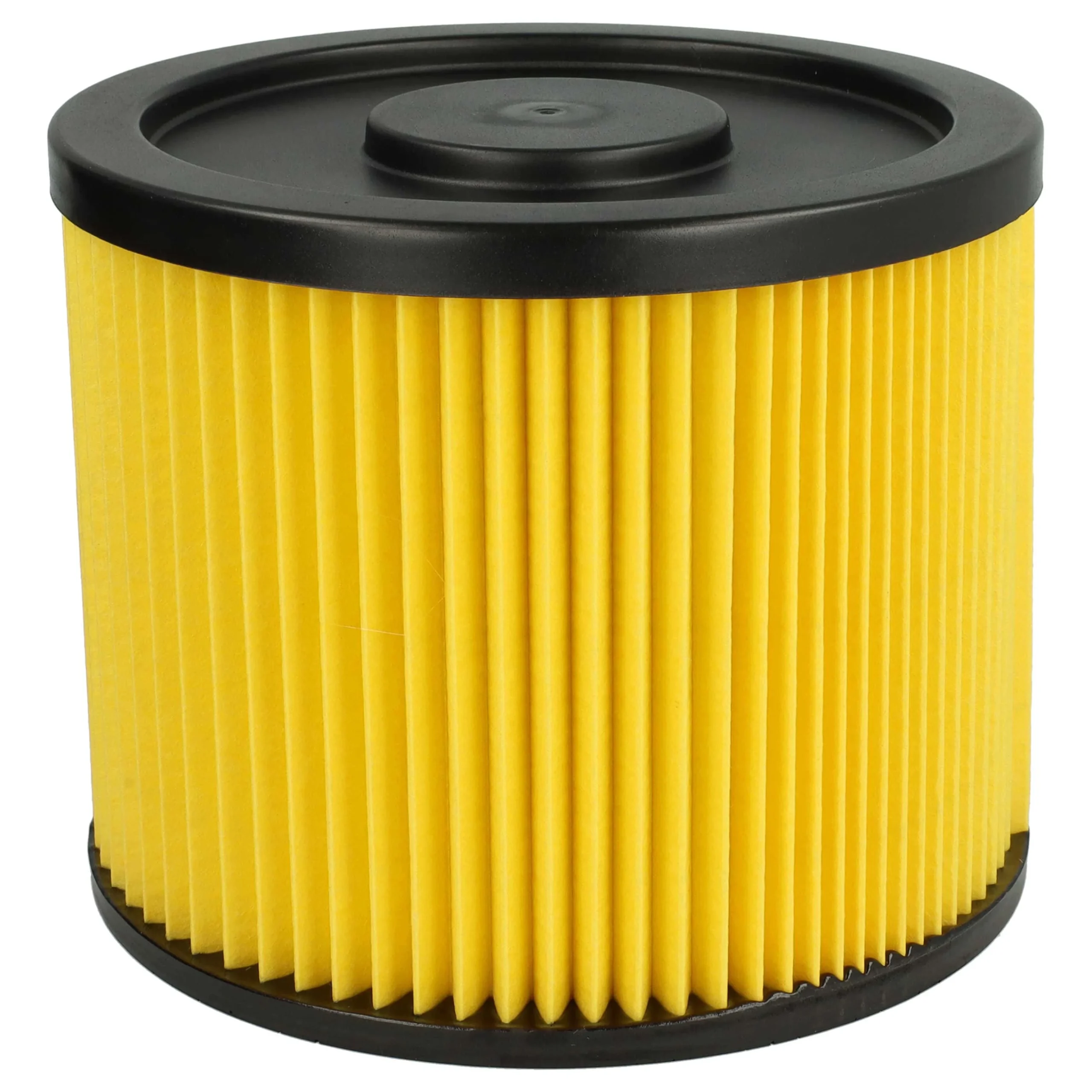Filtre remplace Einhell 23.511.10, 2351110 pour aspirateur Basic - filtre plissé, jaune