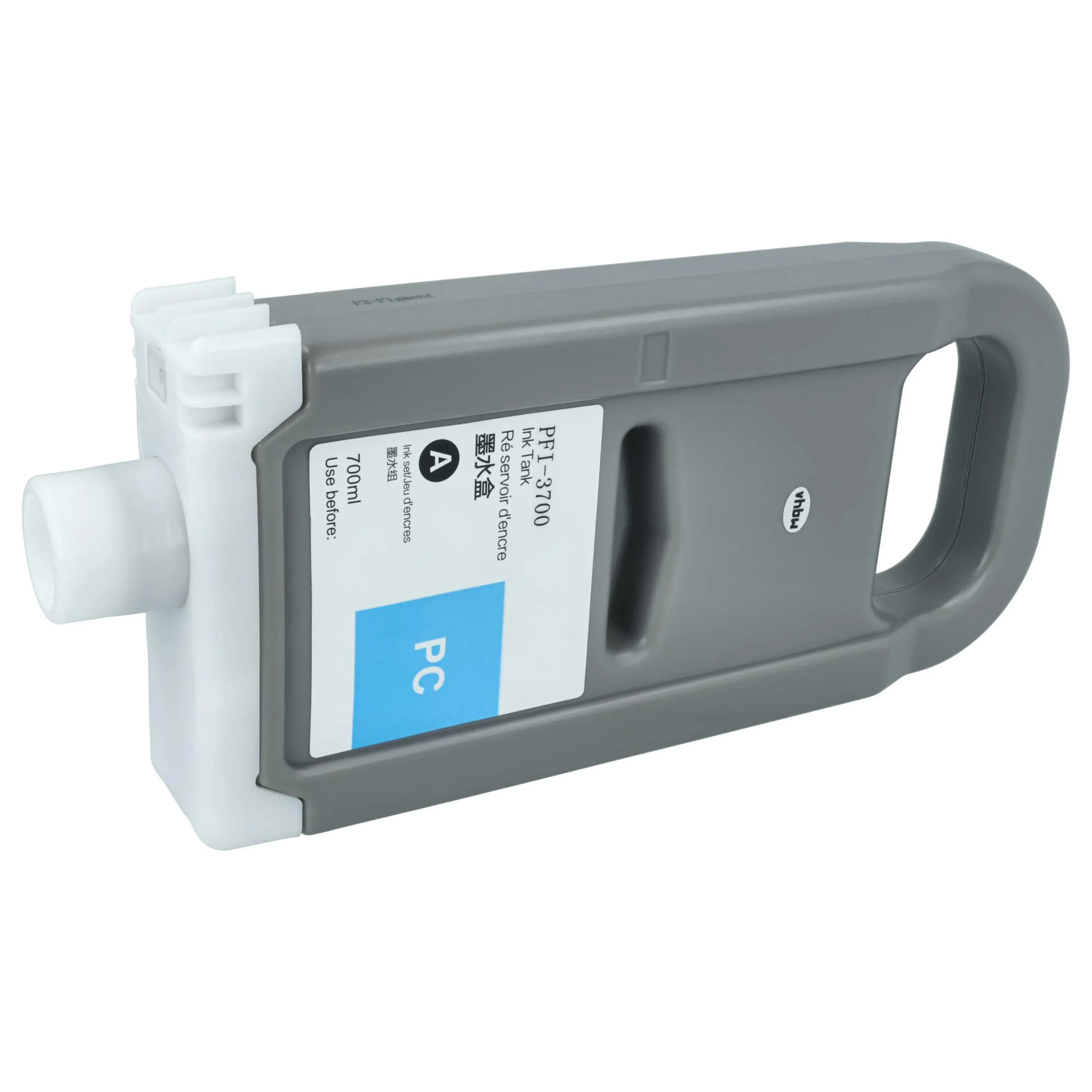 Cartouche remplace Canon PFI-3700 PC pour imprimante Canon - cyan photo 700ml