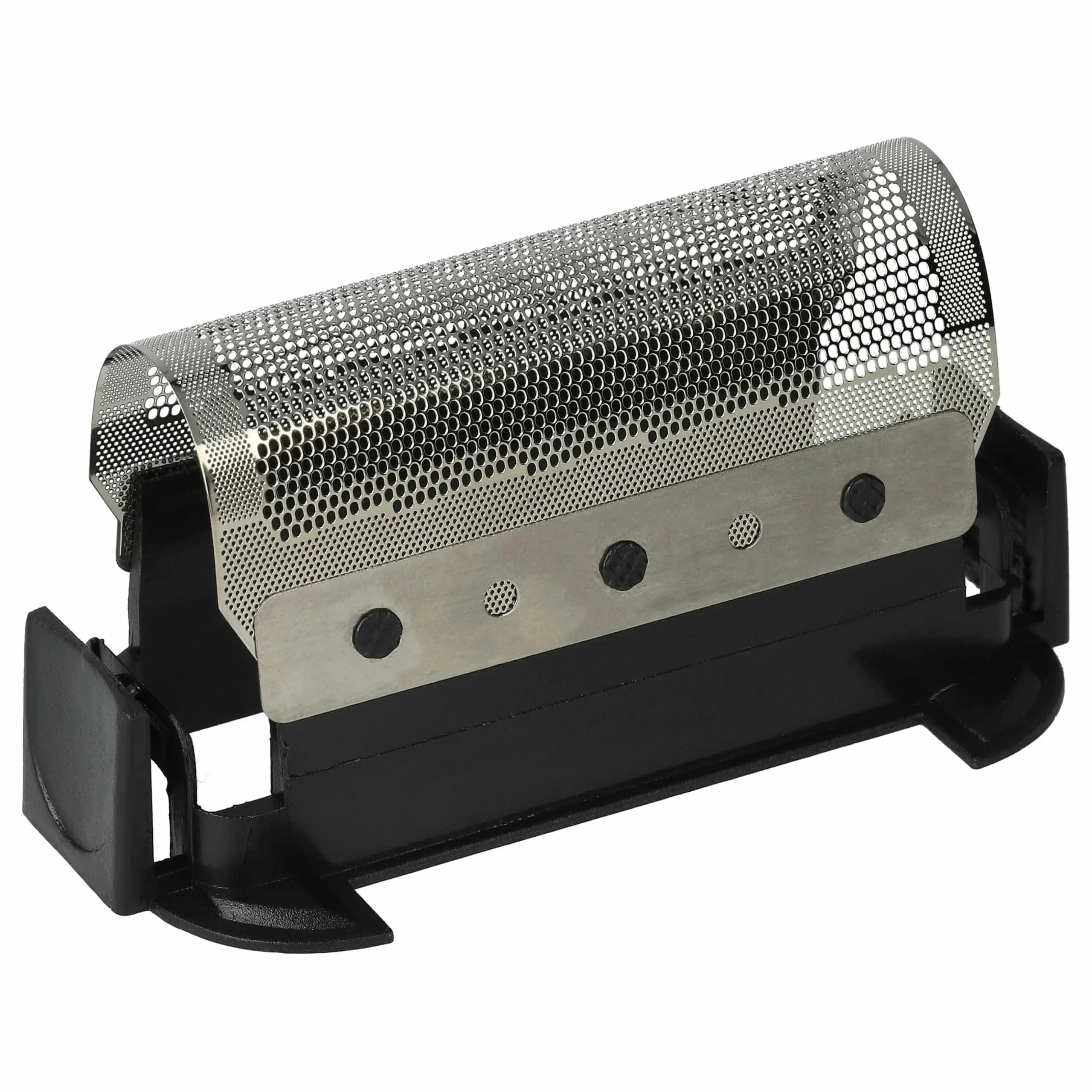 Grille remplace Braun 428, 420, 422 pour rasoir Braun - avec cadre de tête, noir/argenté
