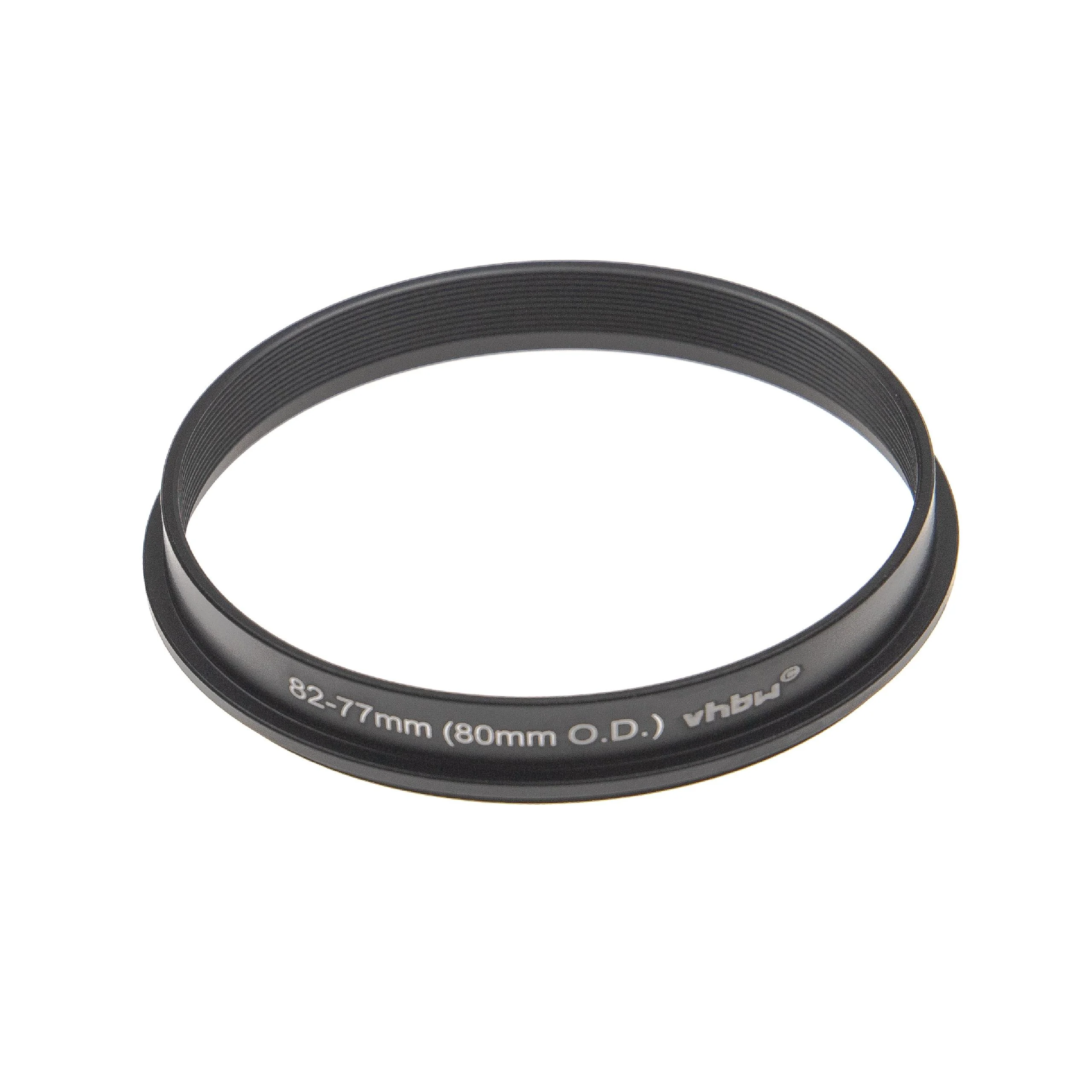 Bague Step-up 82 mm vers 77 mm pour boîte mate (matte box) 80 mm O.D. - Adaptateur filtre
