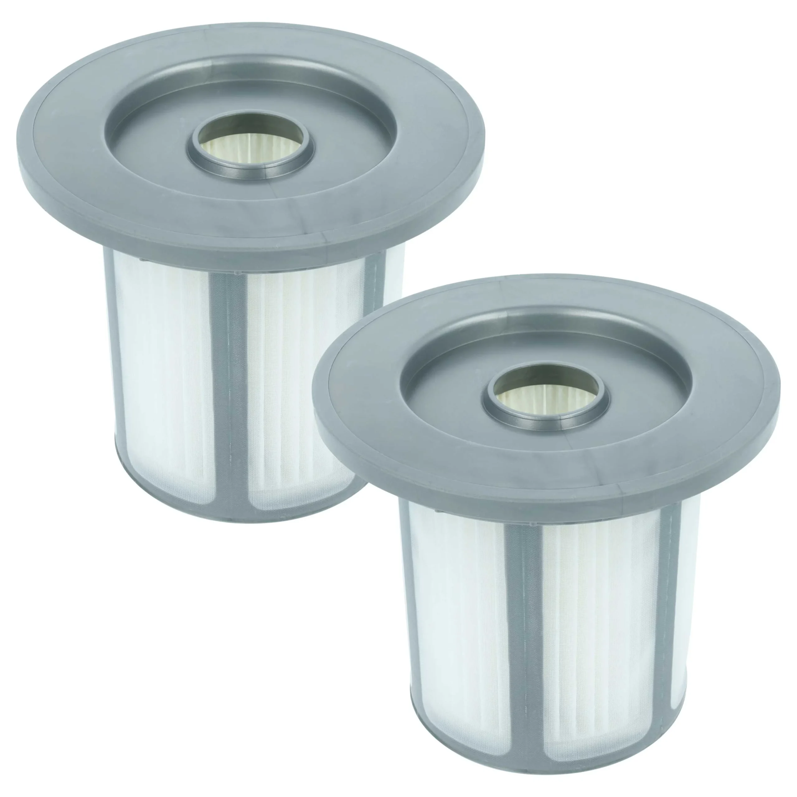 2x Filtre remplace Bosch 12033215 pour aspirateur - Cartouche Filtre, blanc / gris