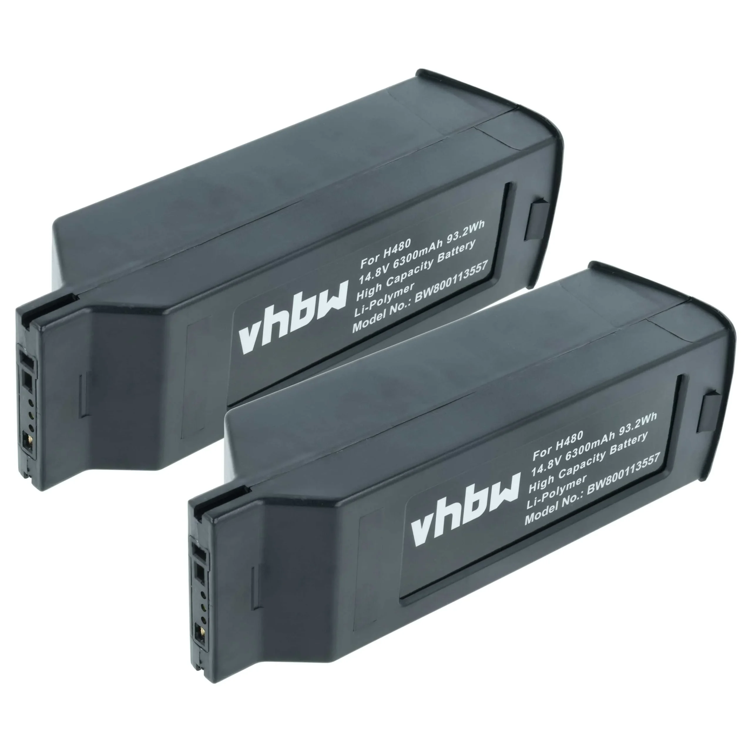 2x Batteries remplace Yuneec YUNH105, YUNTYH105 pour drone Yuneec- 6300mAh 14,8V Li-polymère