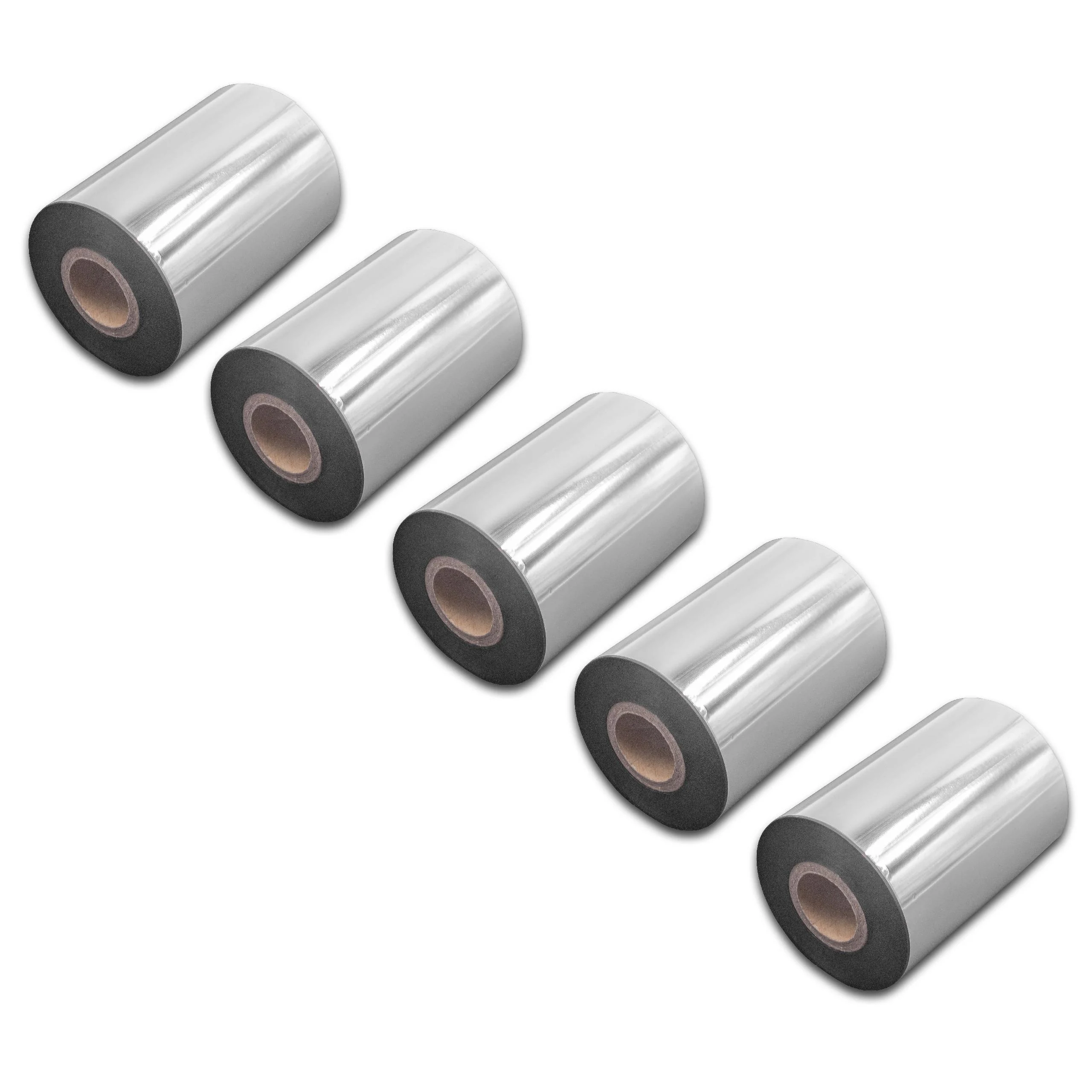 5x Ruban de transfert thermique pour imprimante Godex, Printronix, TSC, Valentin - 90 mm x 300 m, résine/cire